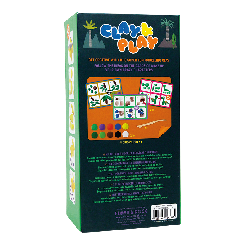Floss and Rock - Dino Clay & Play
