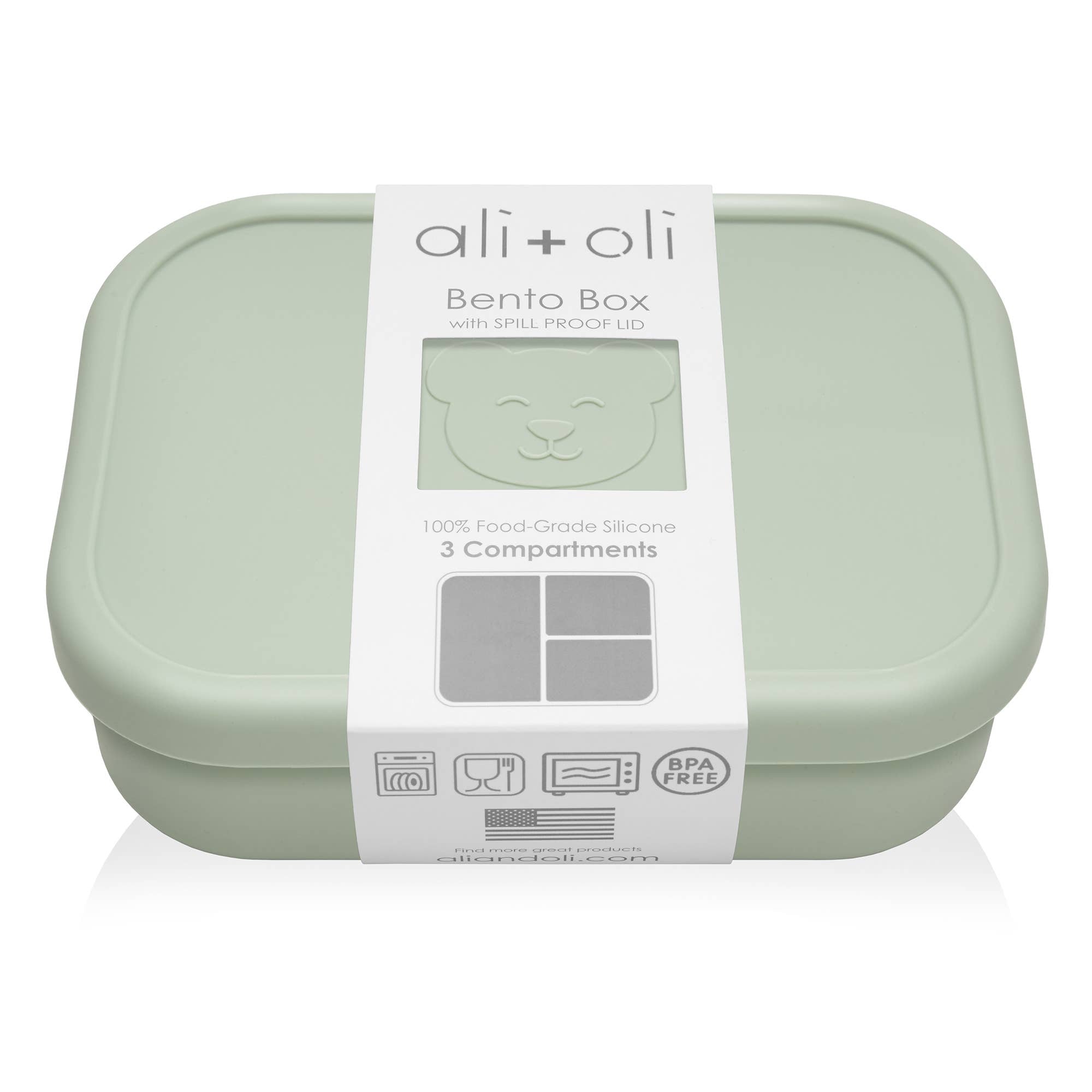 Leakproof Silicone Bento Box (Pine) Back to School