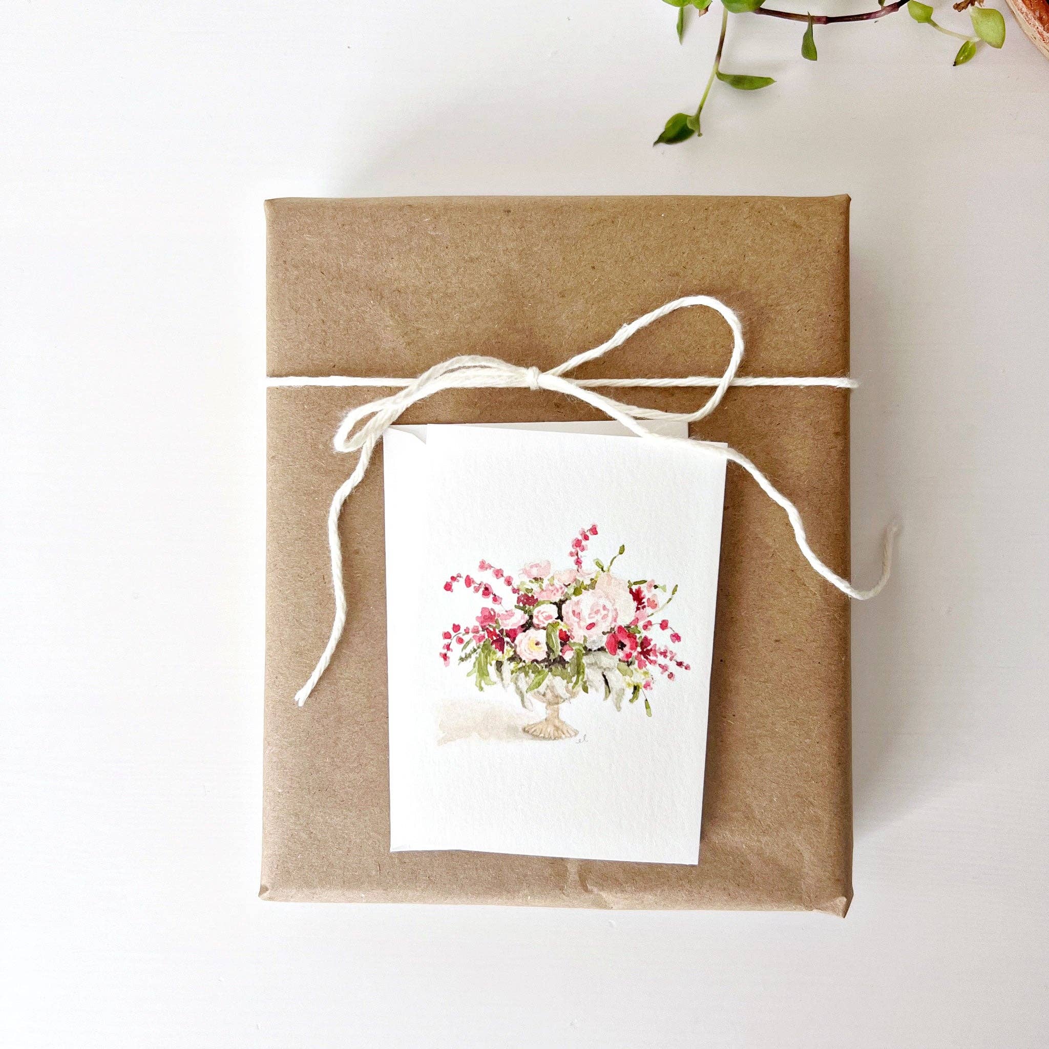 Pink Bouquet Mini Notecard