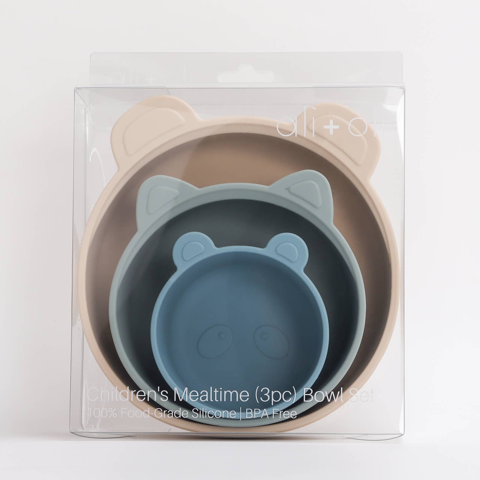 (3pc) Stackable Snack Bowl Set ( Blue Horizon)