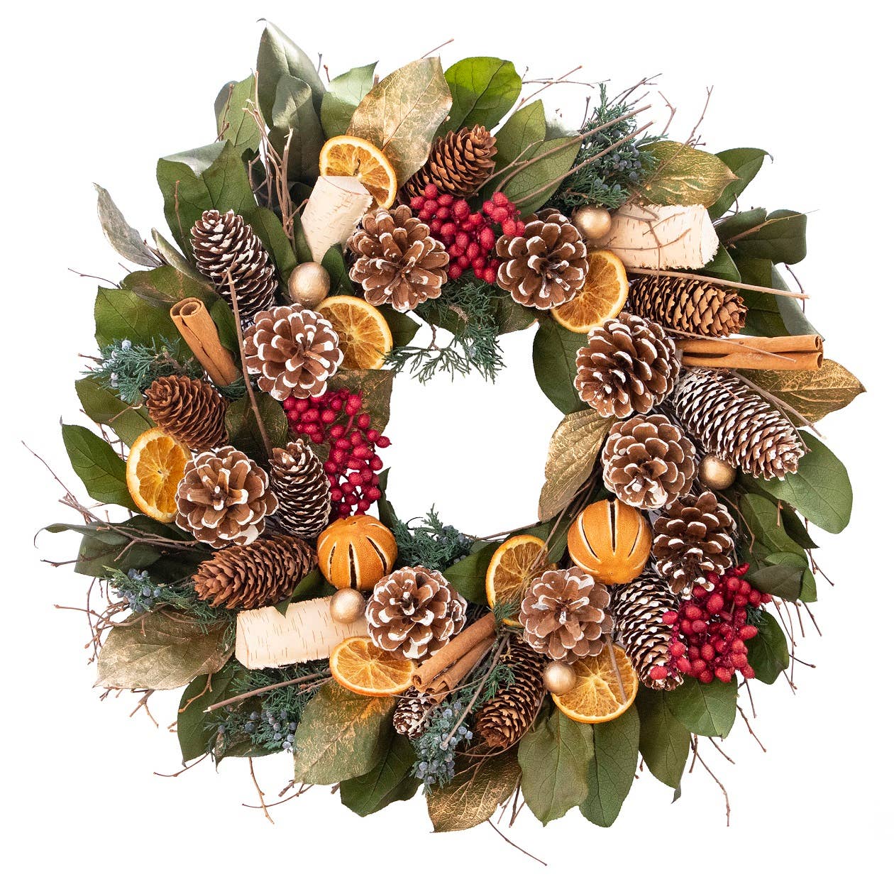Andaluca - Cinnamon Orange & Pinecone
 Wreath