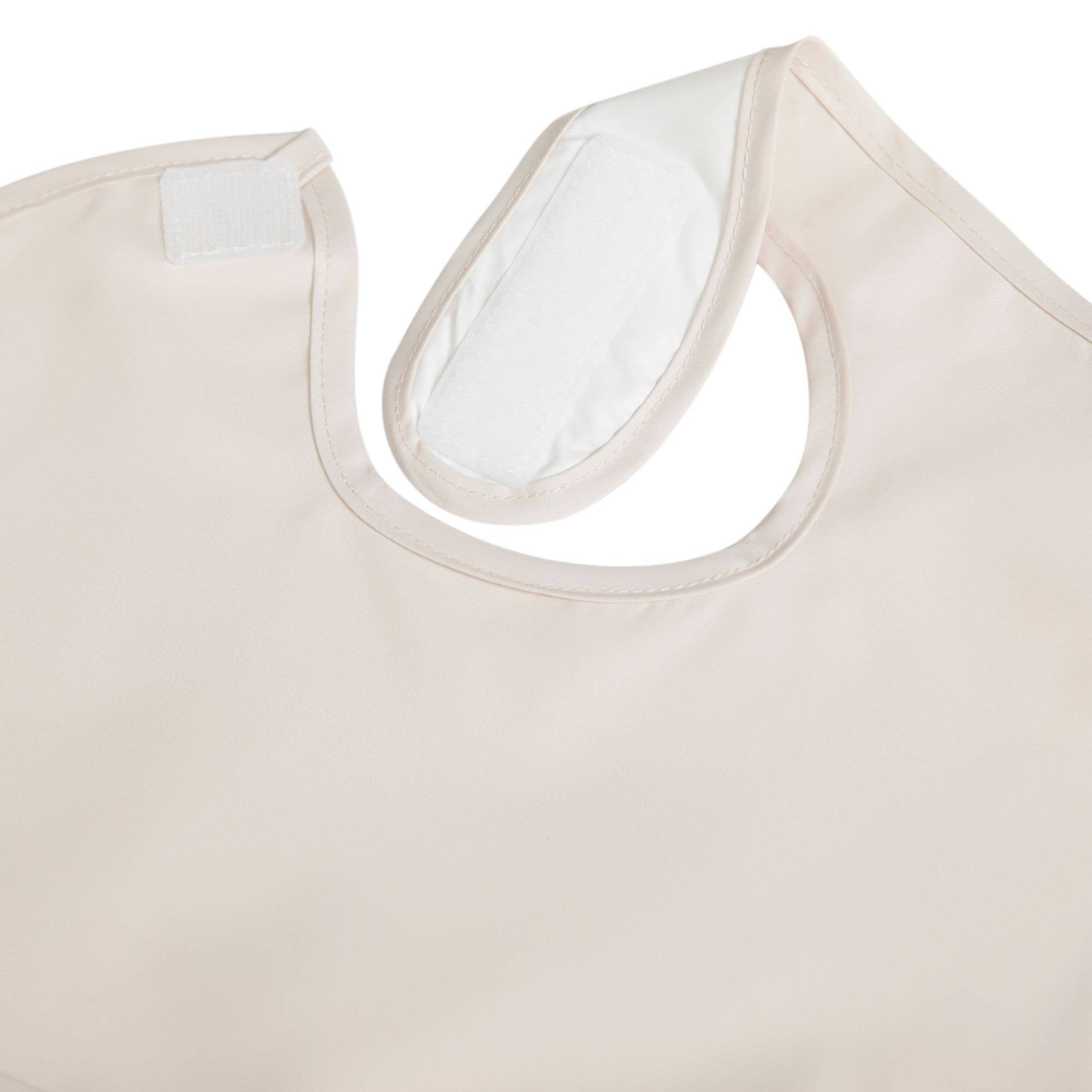 Sleeveless (3-pc) Smock Bib Set for Baby & Toddler (Neutral)