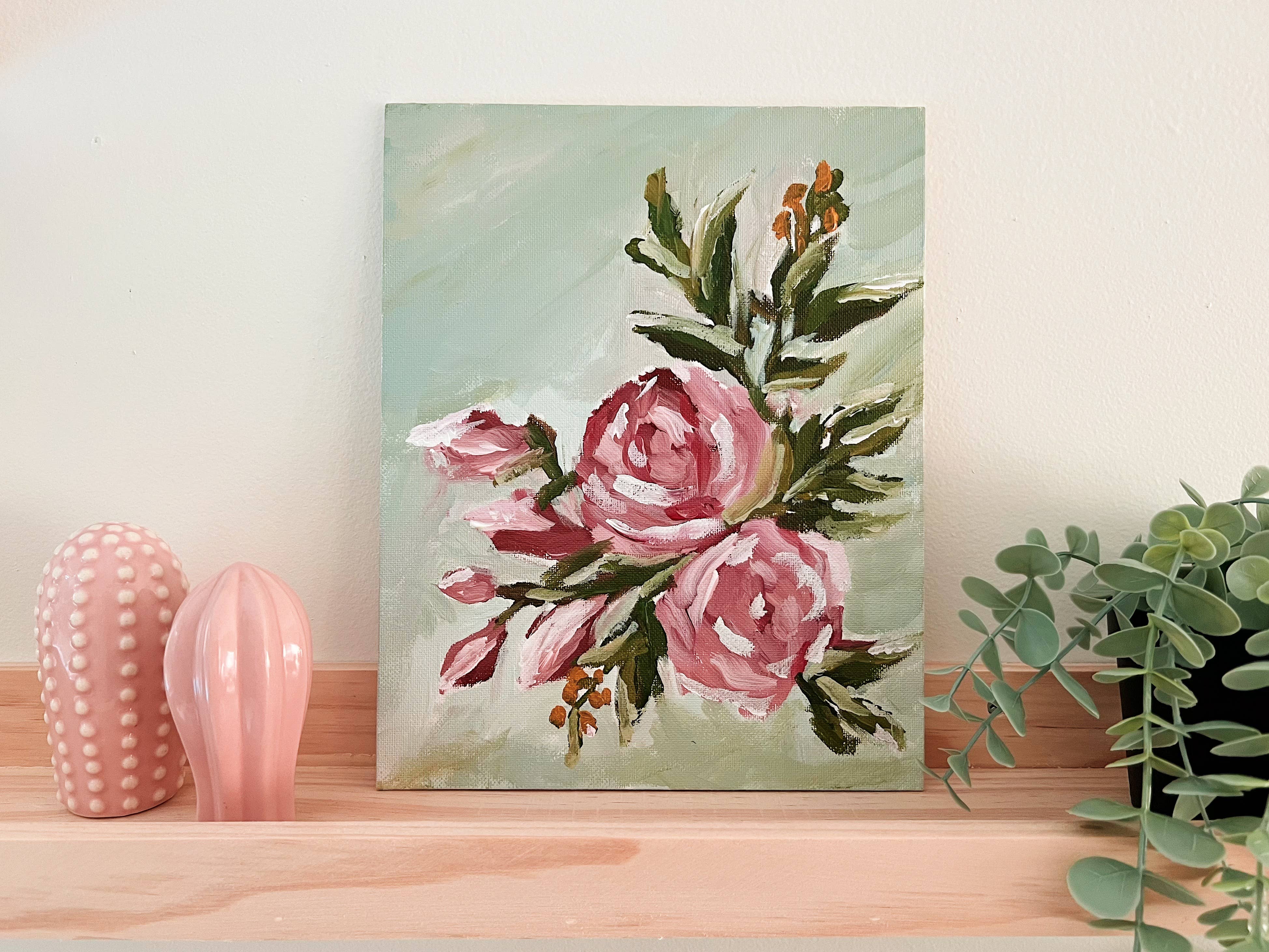 Abstract Roses Painting Kit