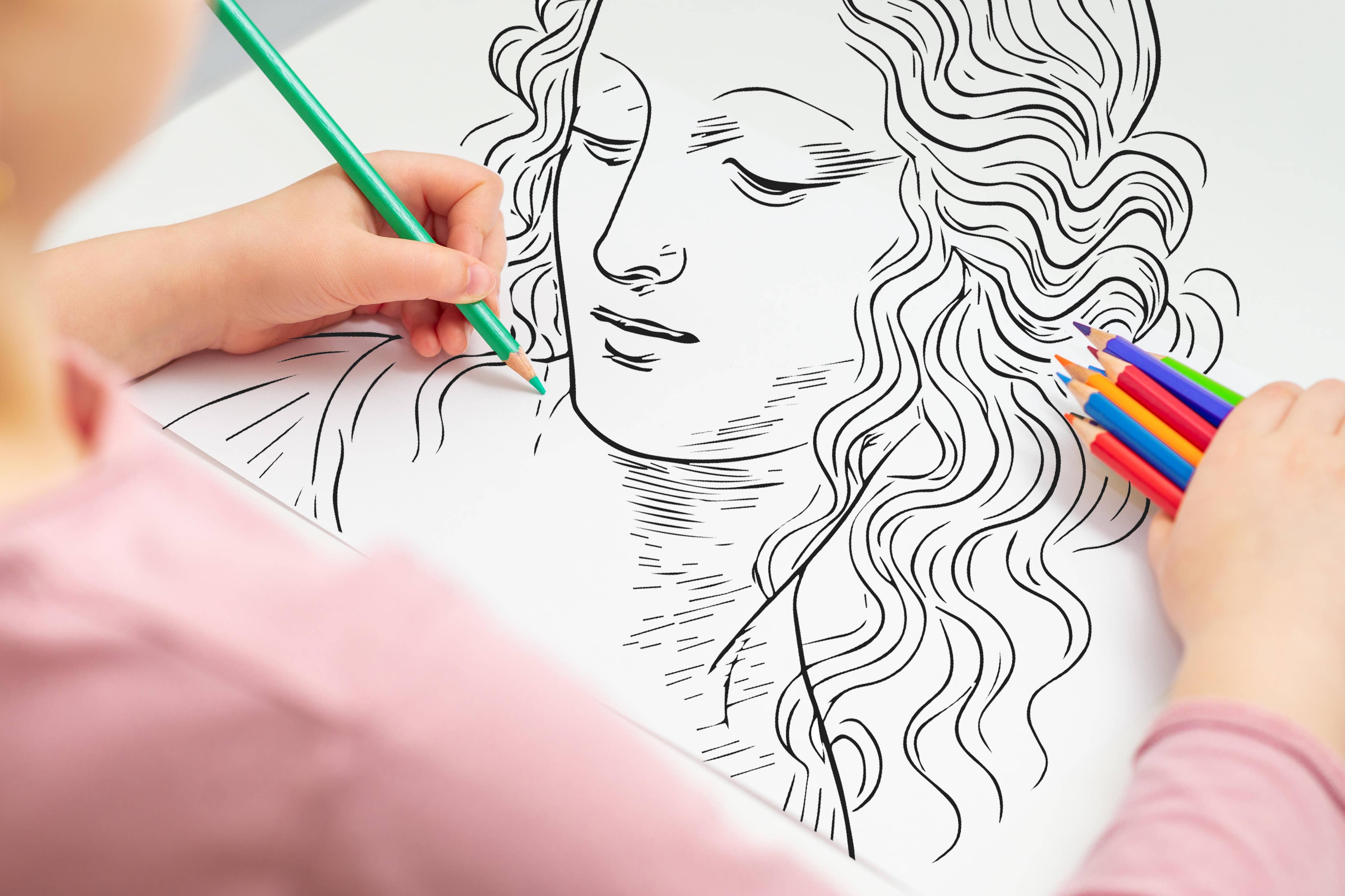 Little Artists Coloring Roll