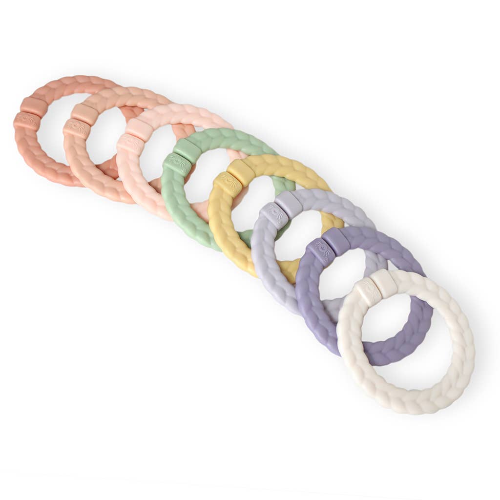 Bespoke Itzy Rings Linking Ring Set: Rainbow