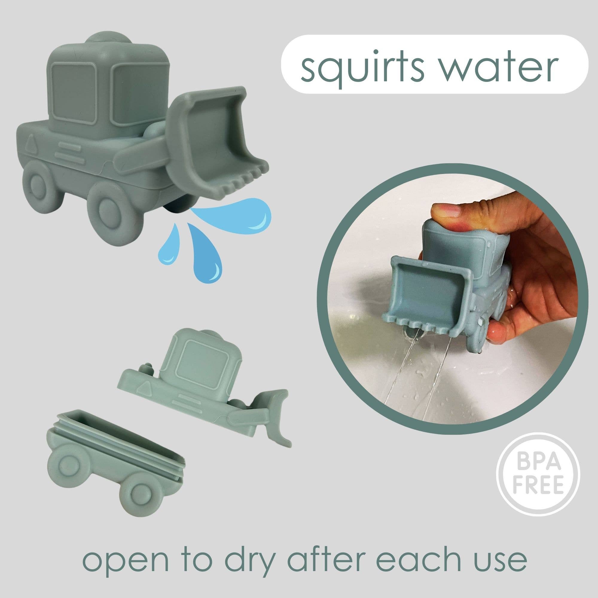 Bath Toys BPA-Free Food-Grade Silicone 3pc Water Set