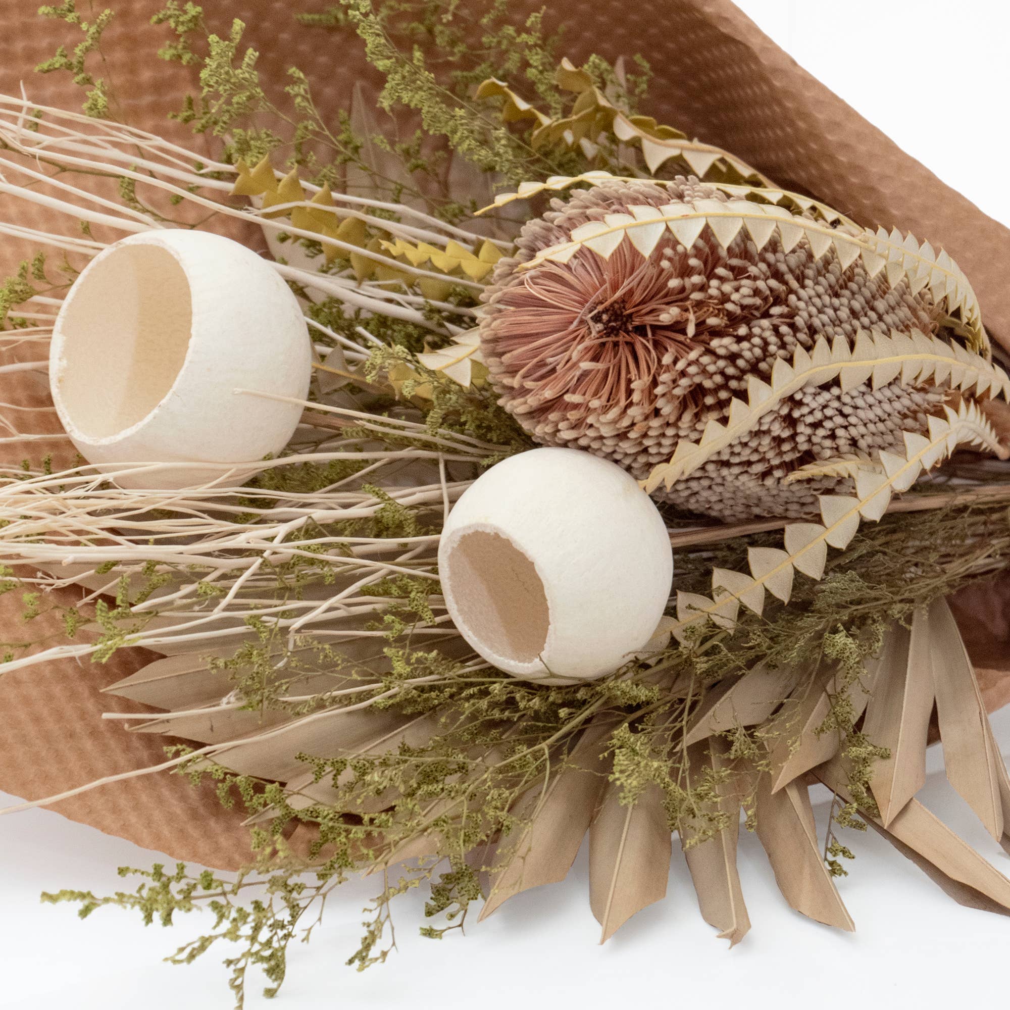 Banksia &  Palm Bouquet