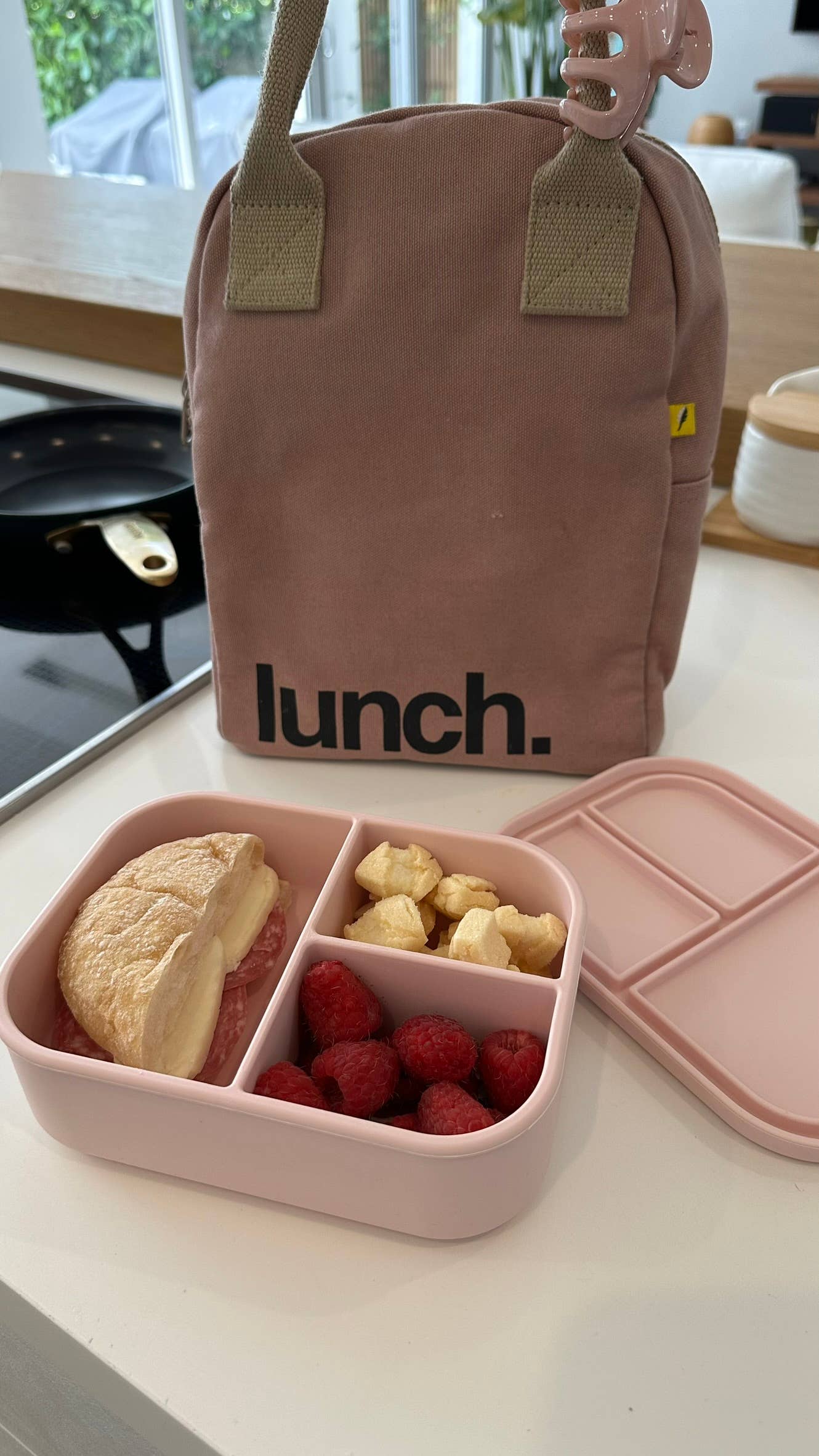 Leakproof Silicone Bento Box (Blush) Back to School
