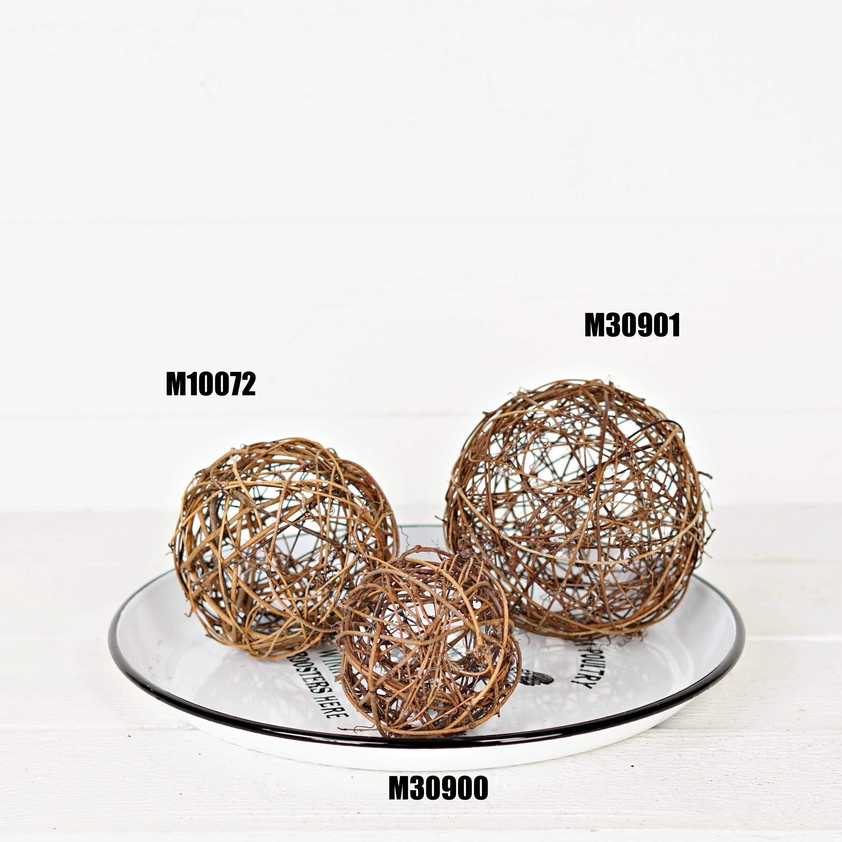 Holiday Depot Inc. - M10072- 4.5in Rattan Twig Ball