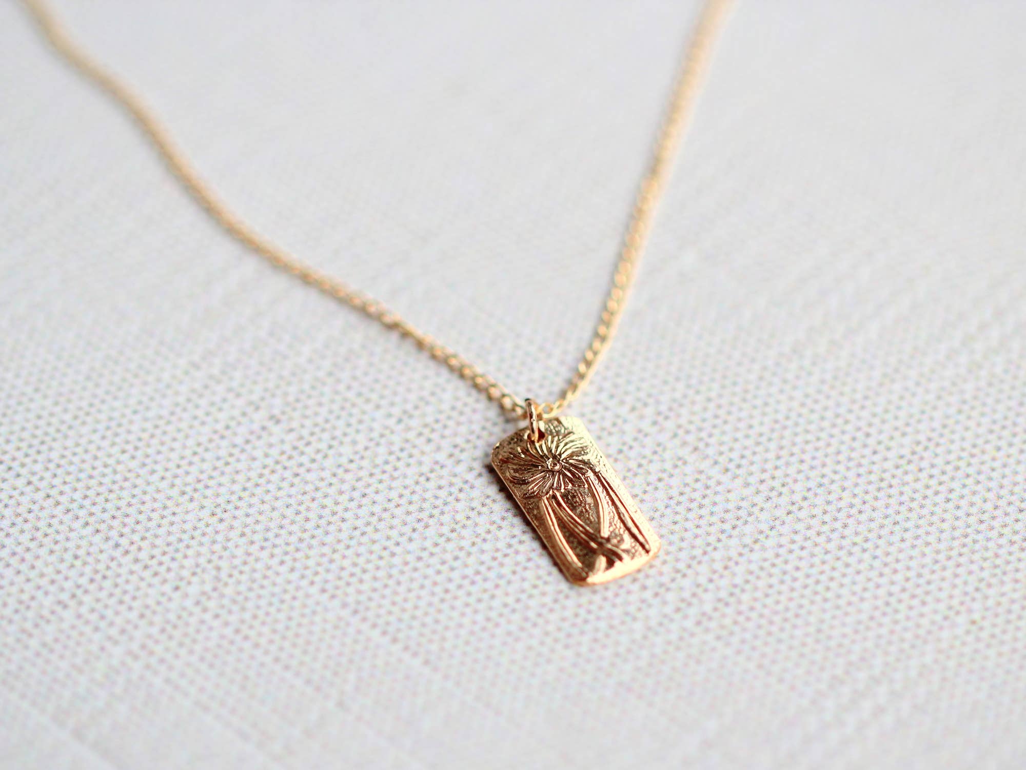 Saressa Designs - Poppy Necklace: 14k Gold Fill 18 inches