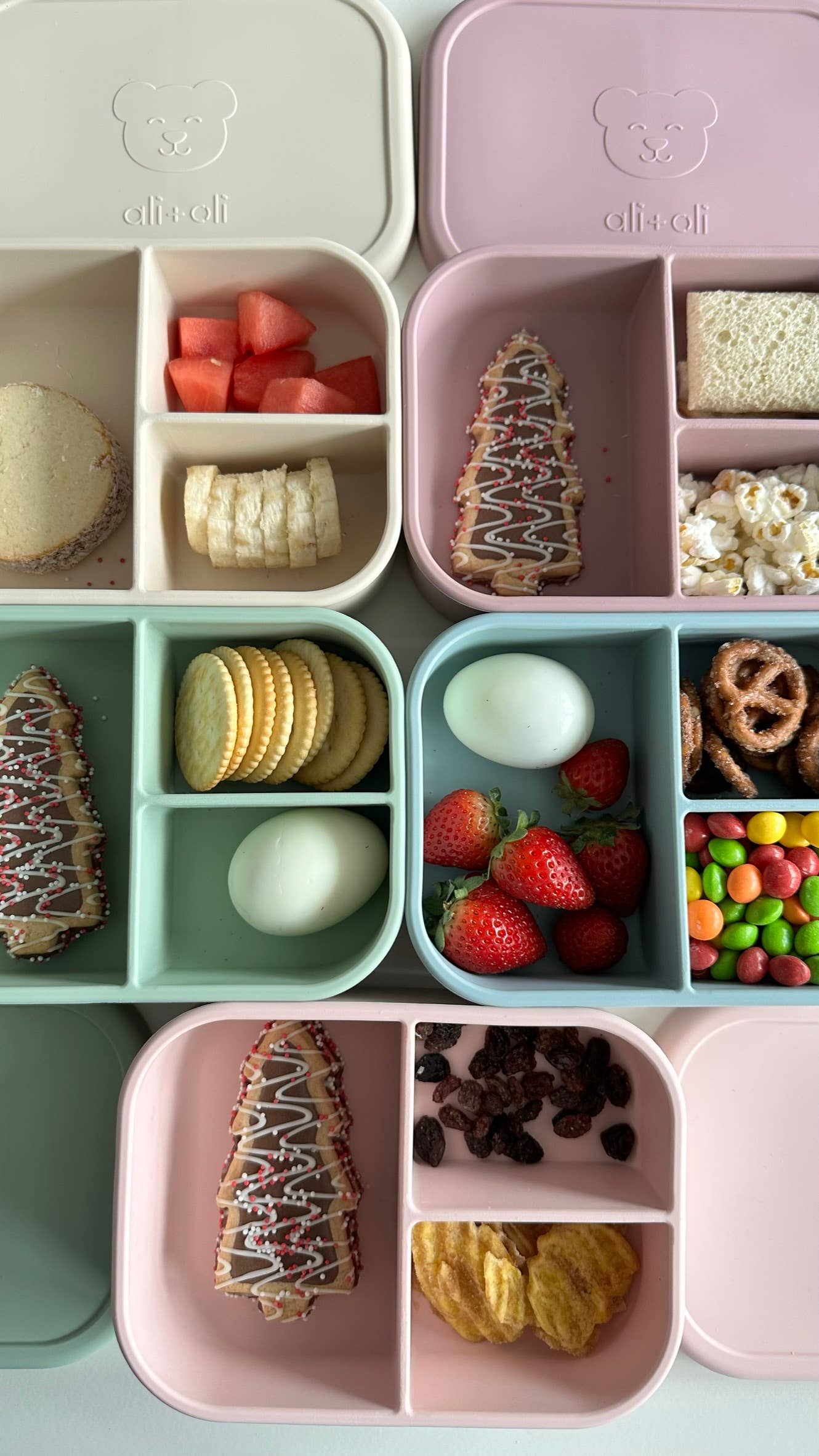 Leakproof Silicone Bento Box (Pine) Back to School