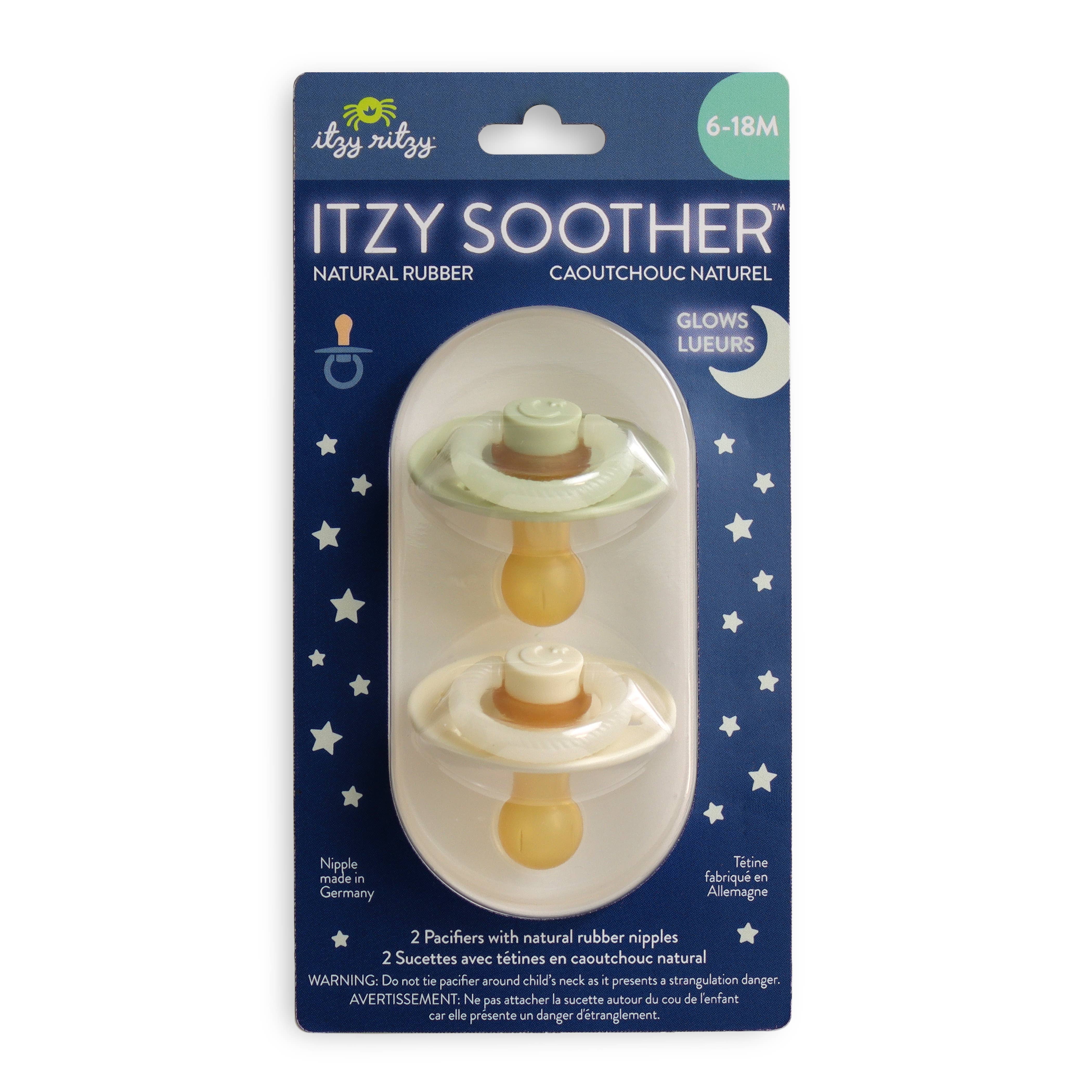 Natural Rubber Paci Sets: Blossom + Rosewood 6-18 M