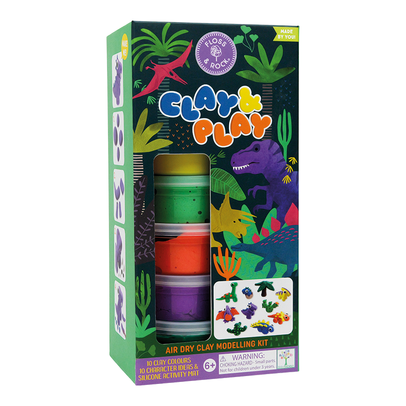 Floss and Rock - Dino Clay & Play