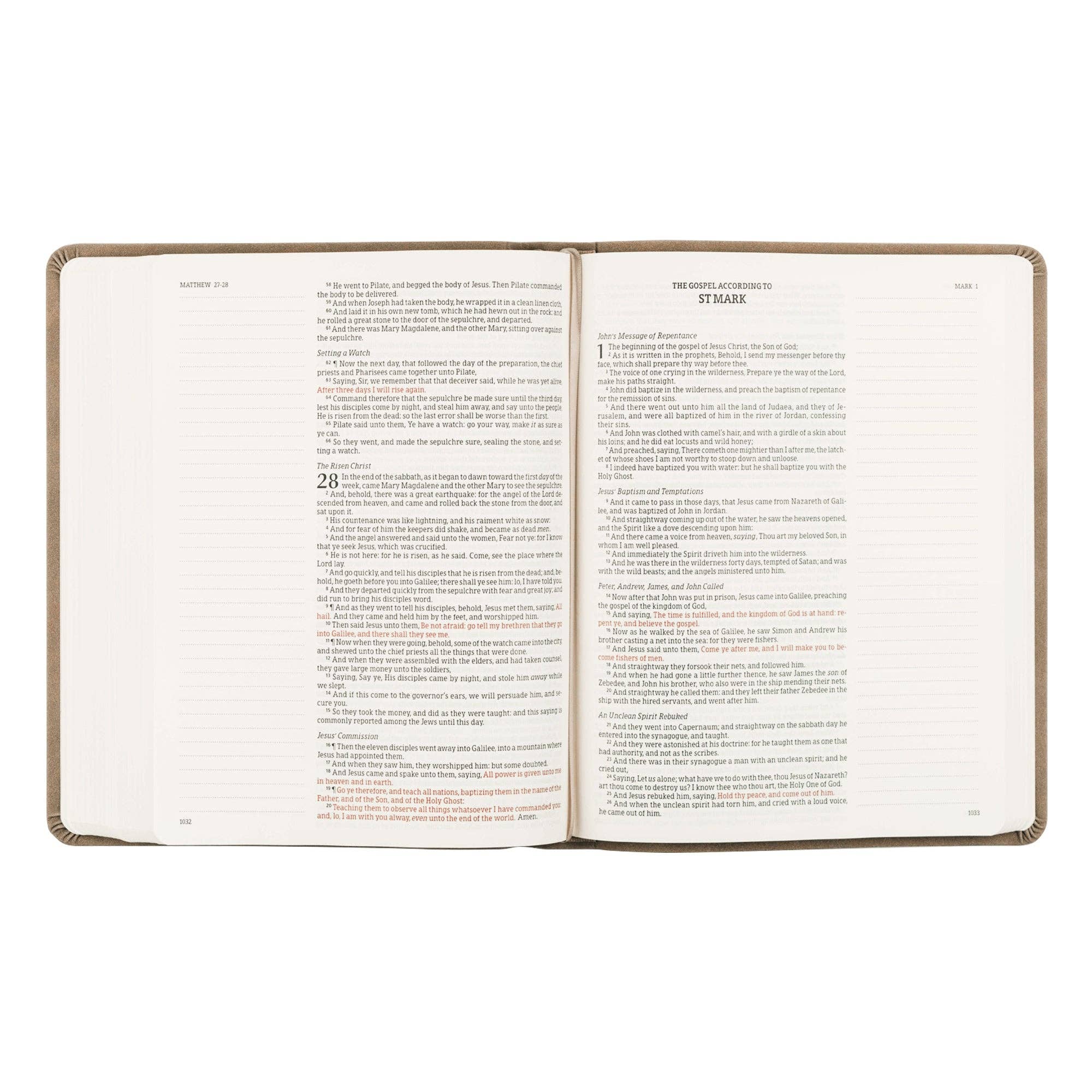 KJV Large Print Notetaking Bible : Marlo Theme