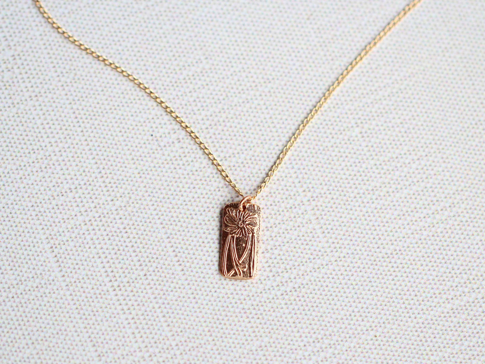 Saressa Designs - Poppy Necklace: 14k Gold Fill 18 inches