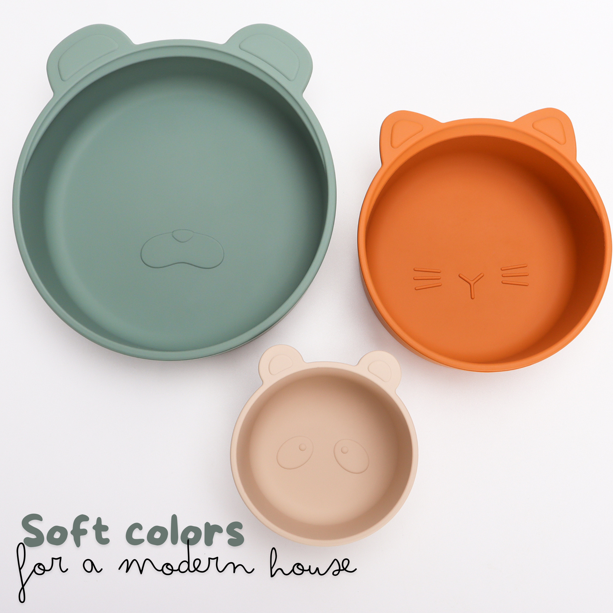 (3pc) Stackable Snack Bowl Set (Citrus Splash)