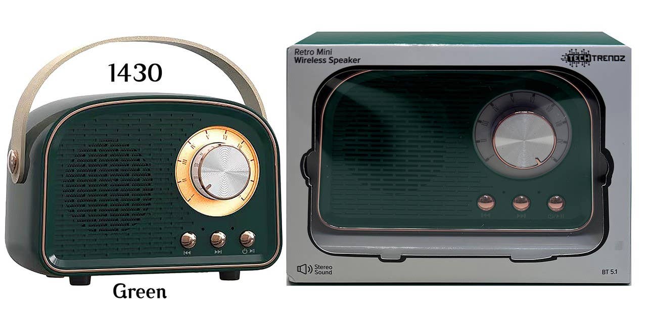 Retro Bluetooth Speaker: Ivory