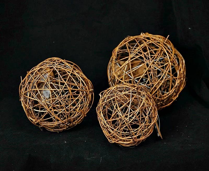 Holiday Depot Inc. - M10072- 4.5in Rattan Twig Ball