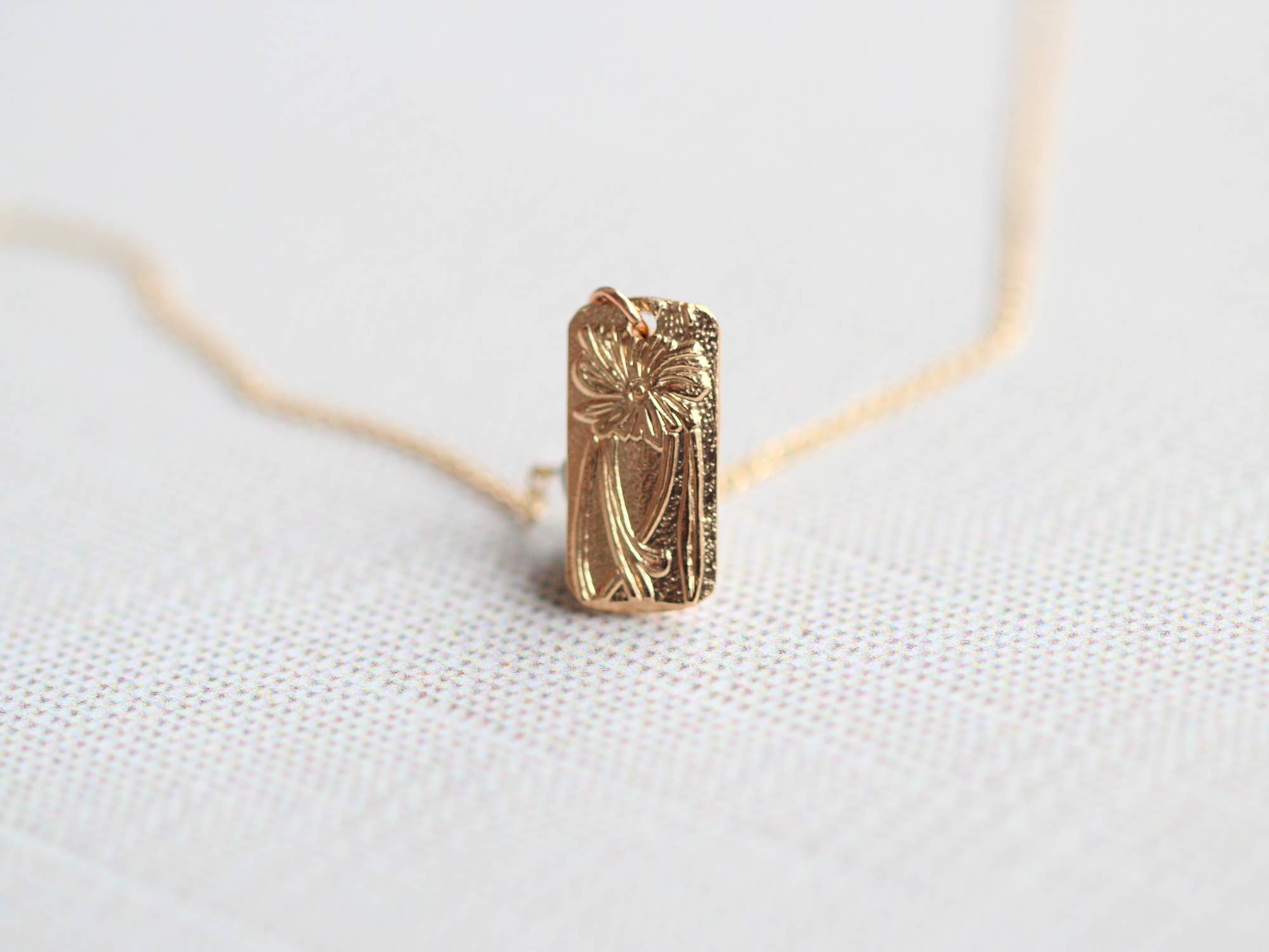 Saressa Designs - Poppy Necklace: 14k Gold Fill 18 inches