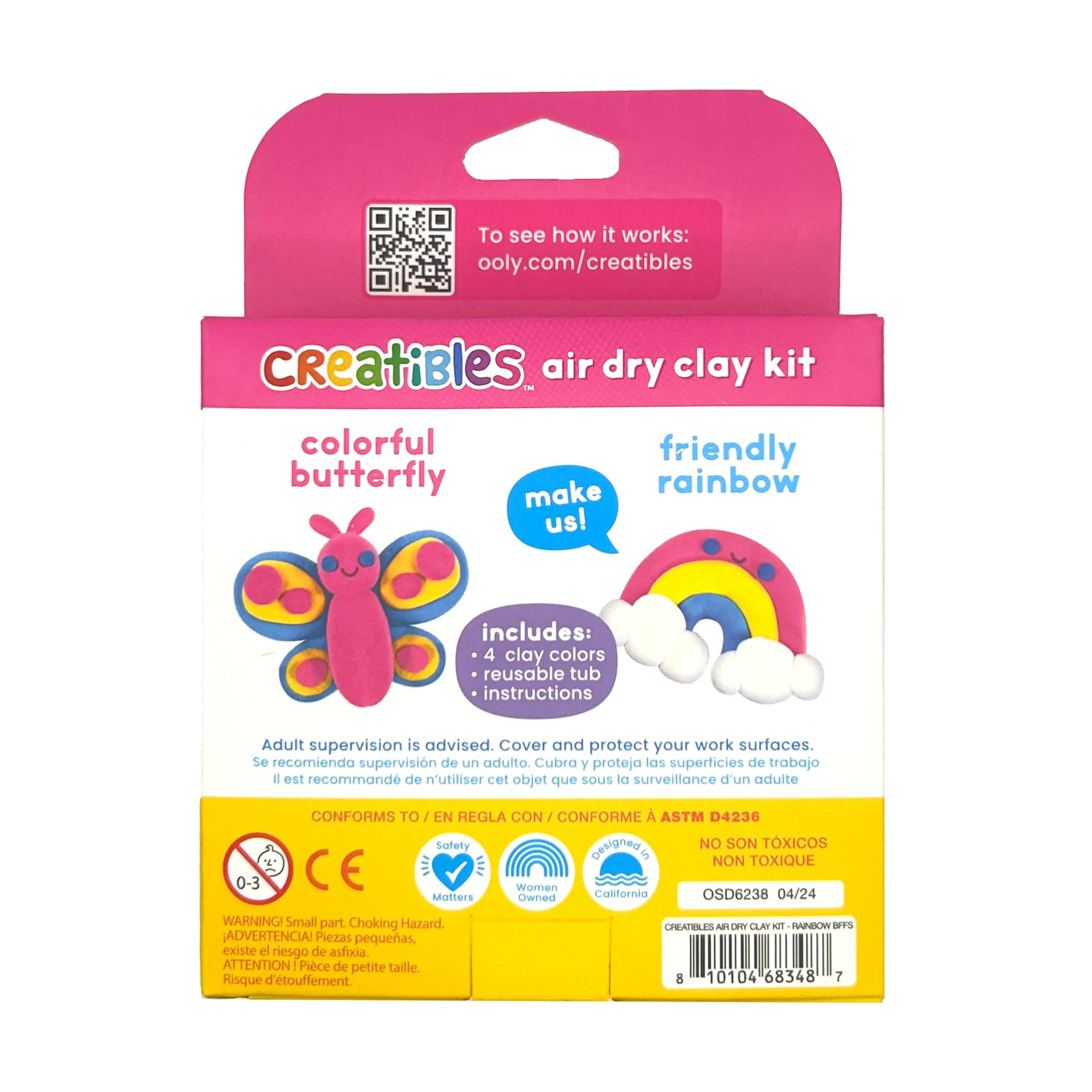 RAINBOW Air-Dry Clay Kit