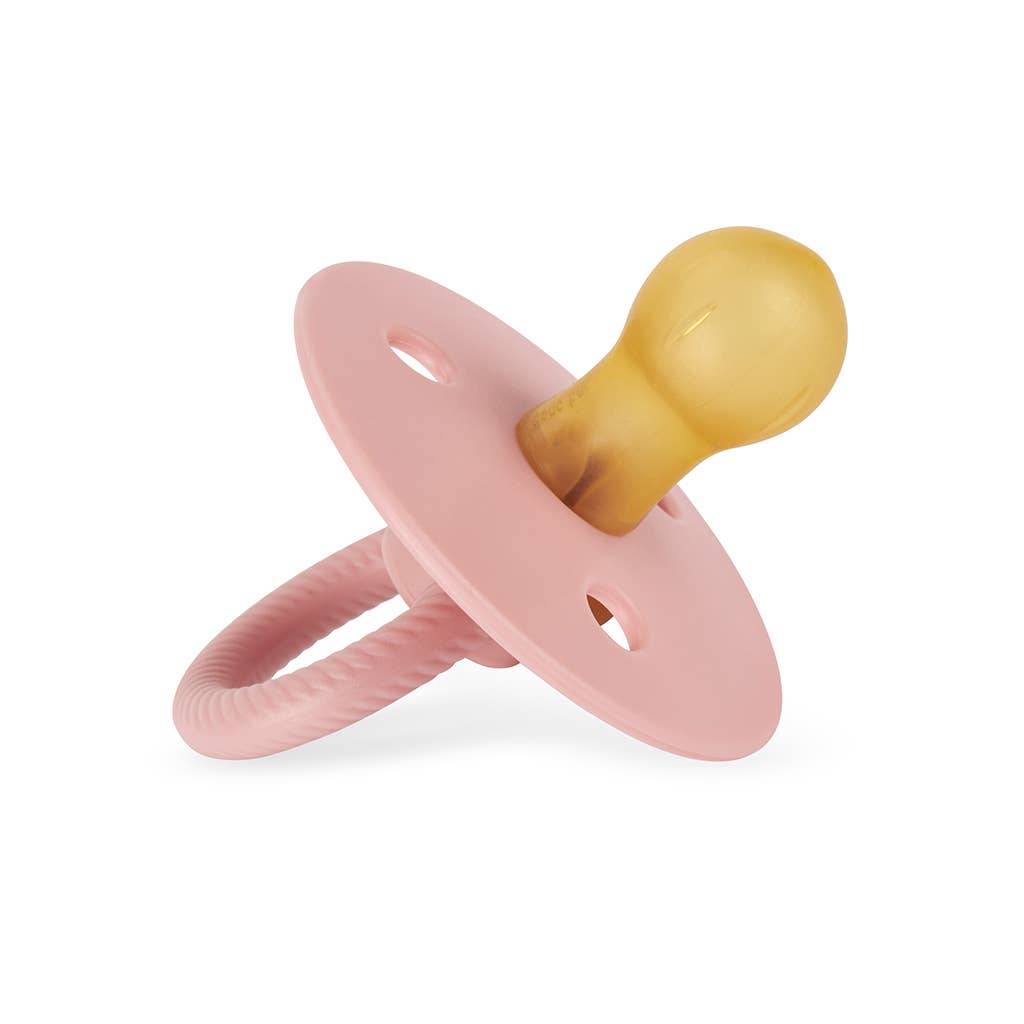 Natural Rubber Paci Sets: Blossom + Rosewood 6-18 M