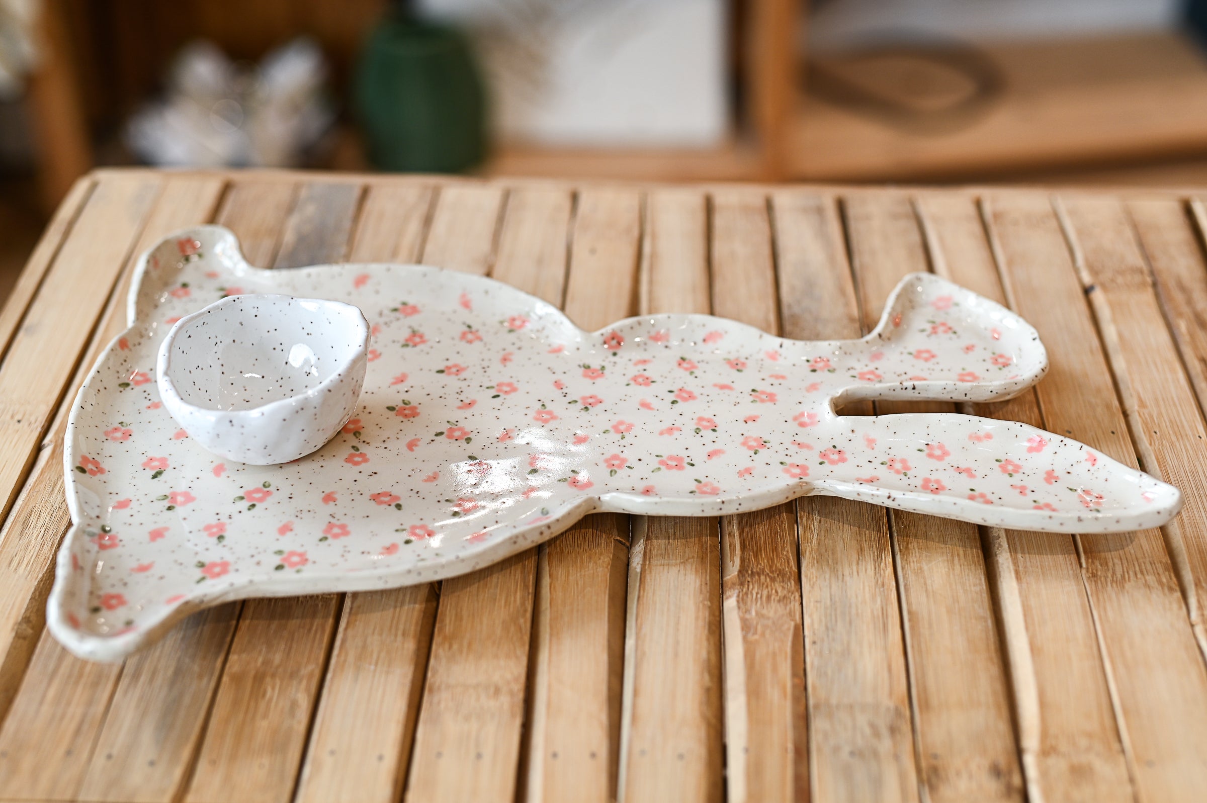 Ceramic Bunny Platter  || March 7th