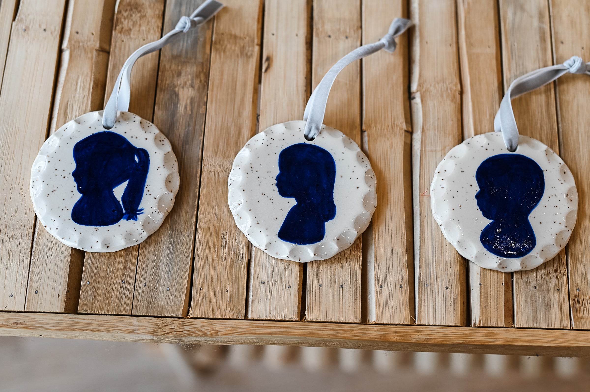 Ceramic Silhouette Ornament