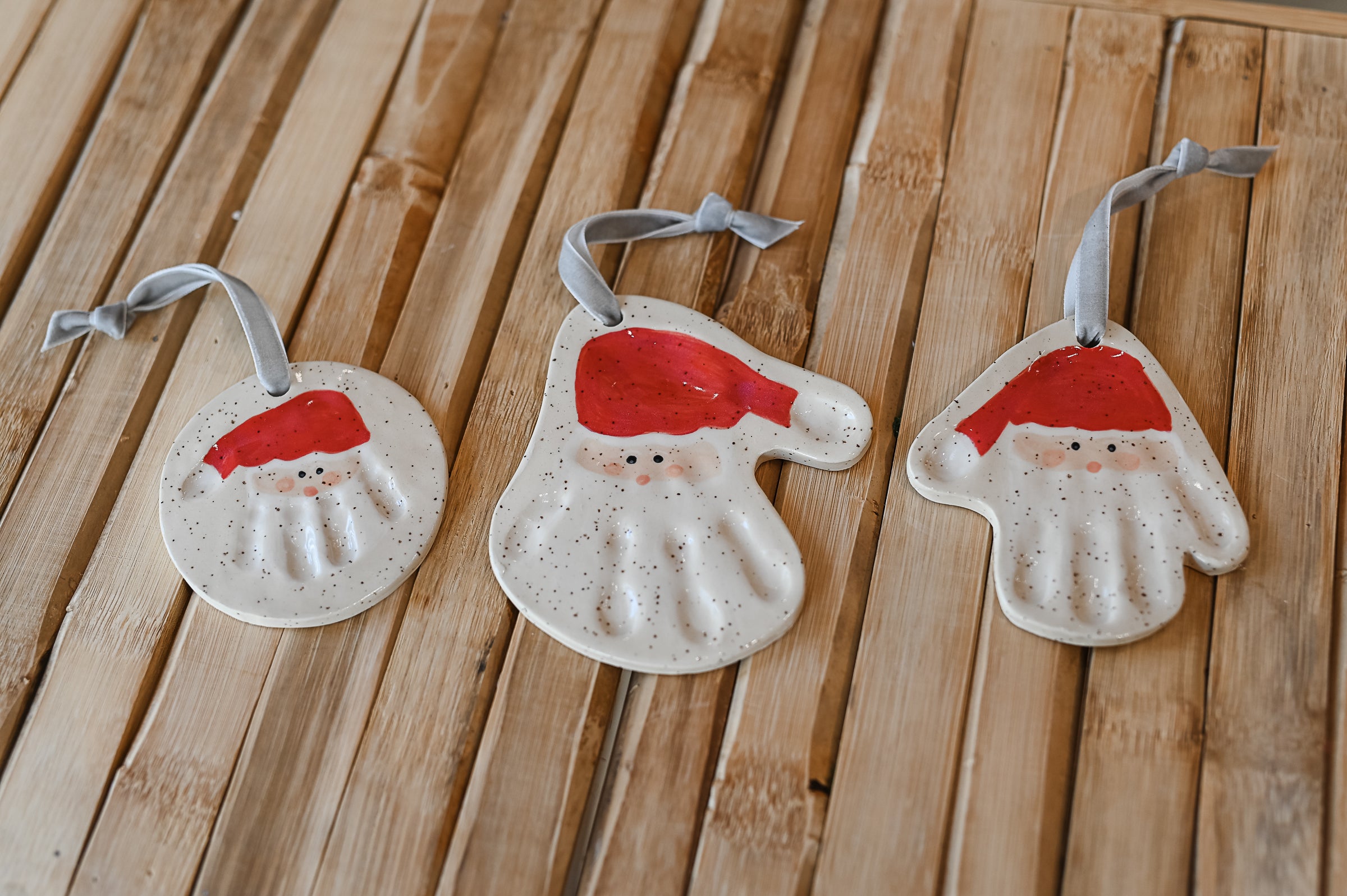 Santa Handprint Ornament