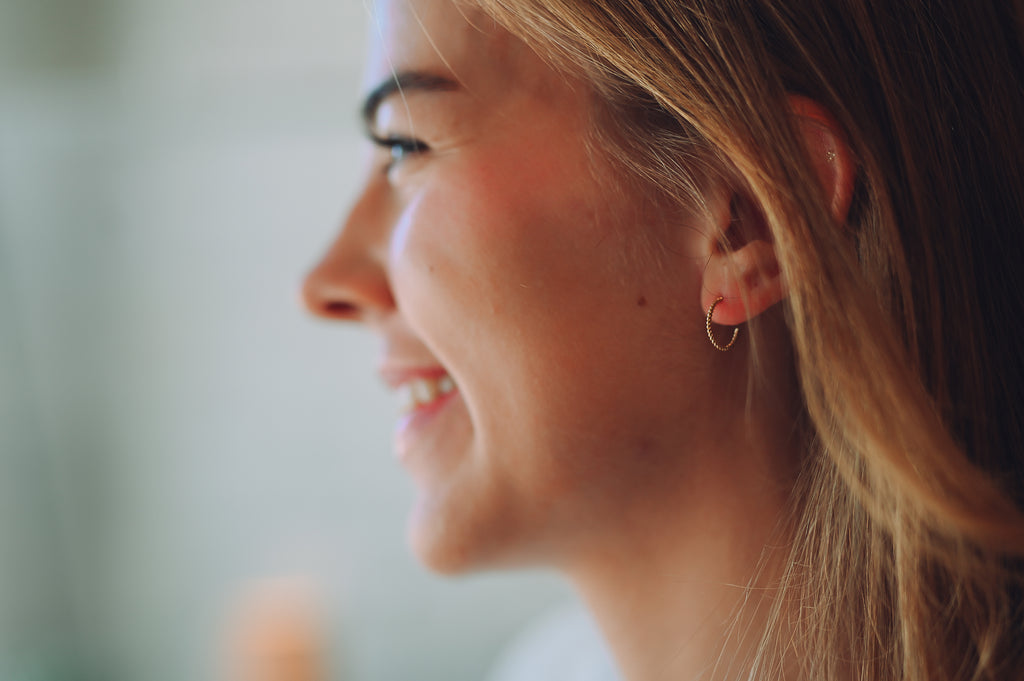 Twisted Hoop Earrings