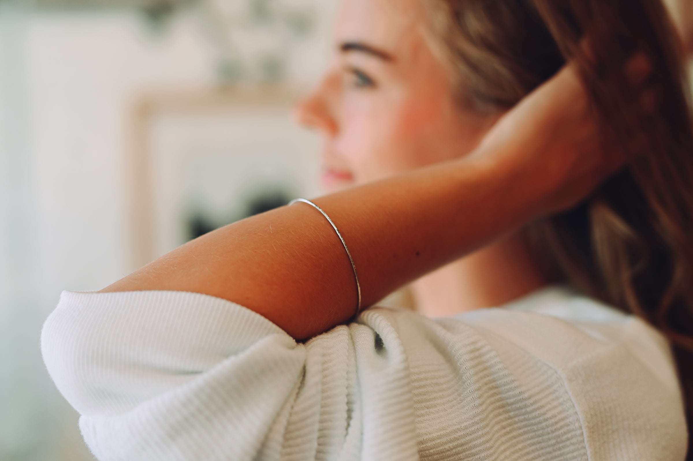 Hammered Bangle