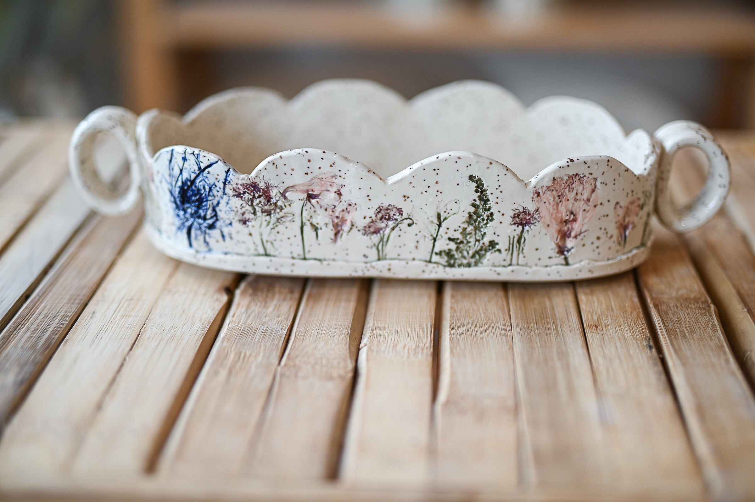 Scalloped Serving Dish