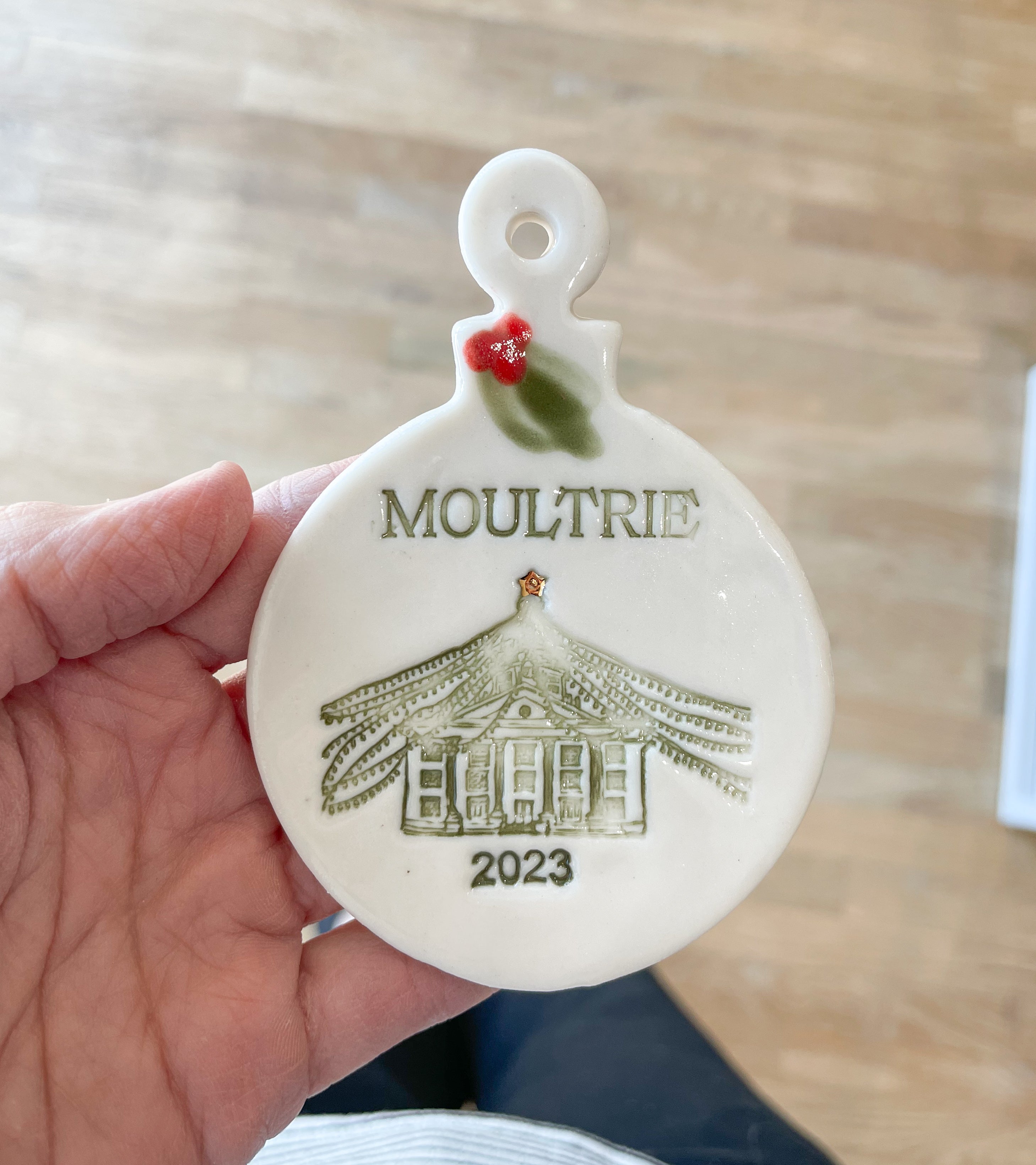 Custom Courthouse Ornament for Jenny
