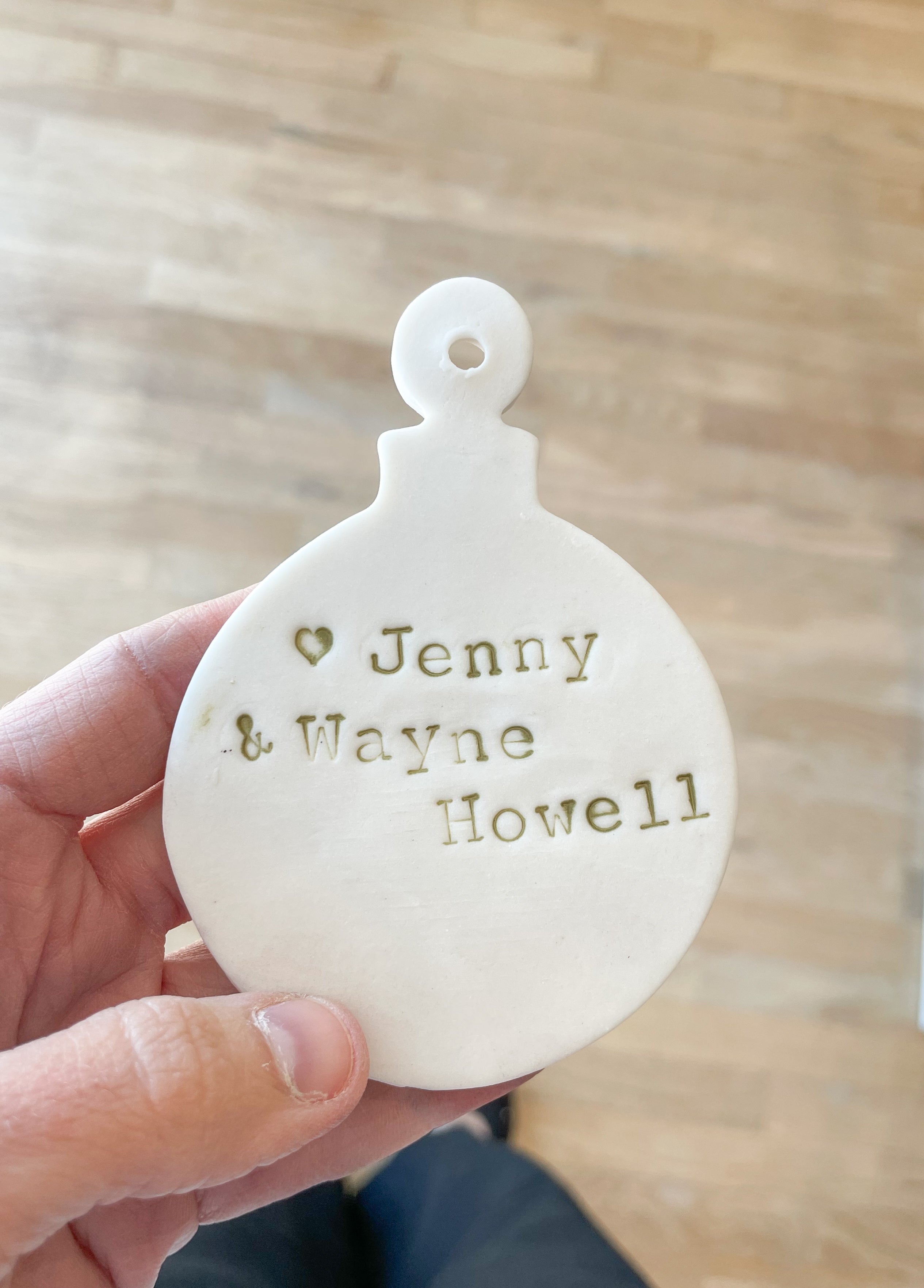 Custom Courthouse Ornament for Jenny