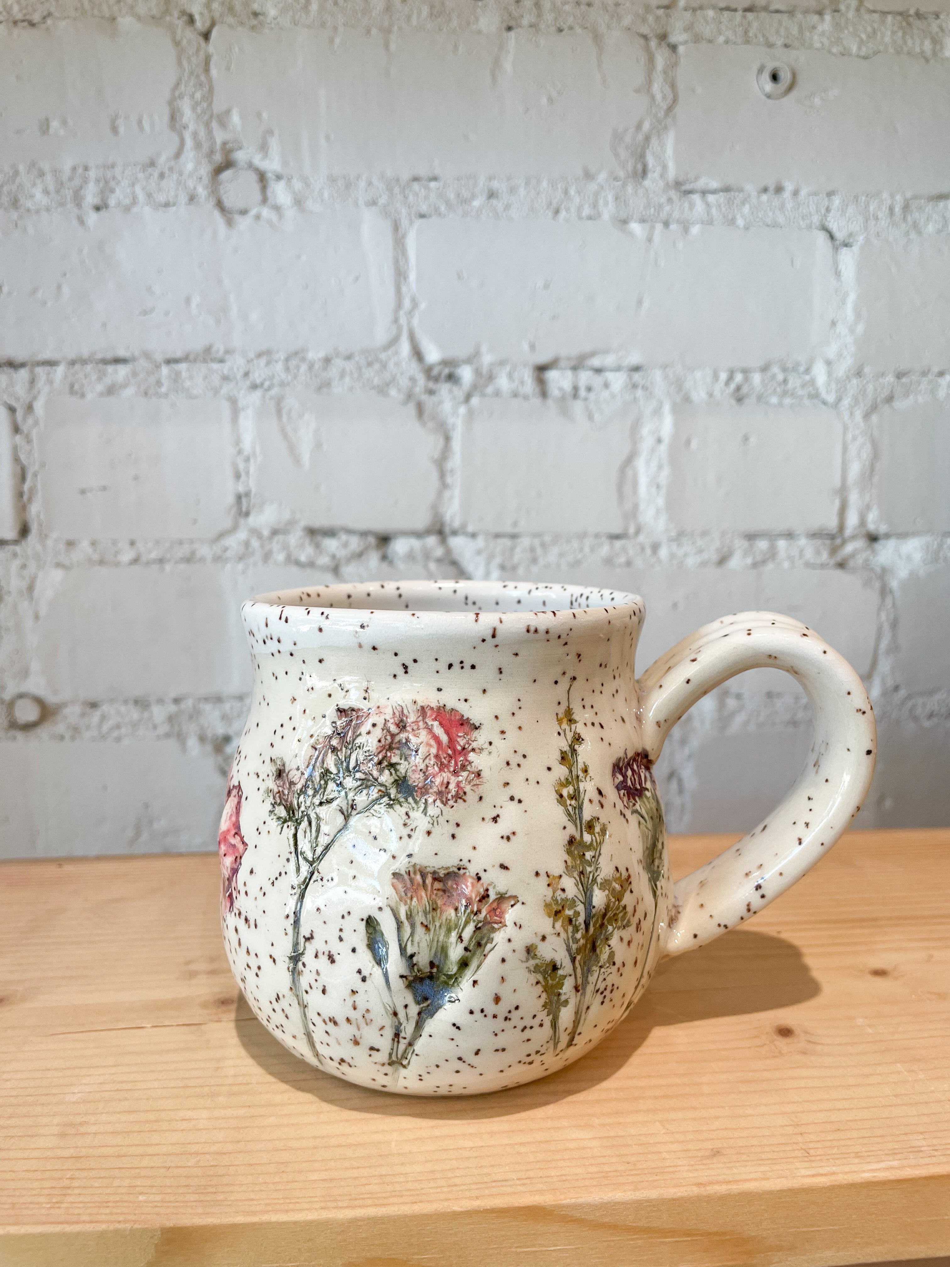 Pressed Floral Mug