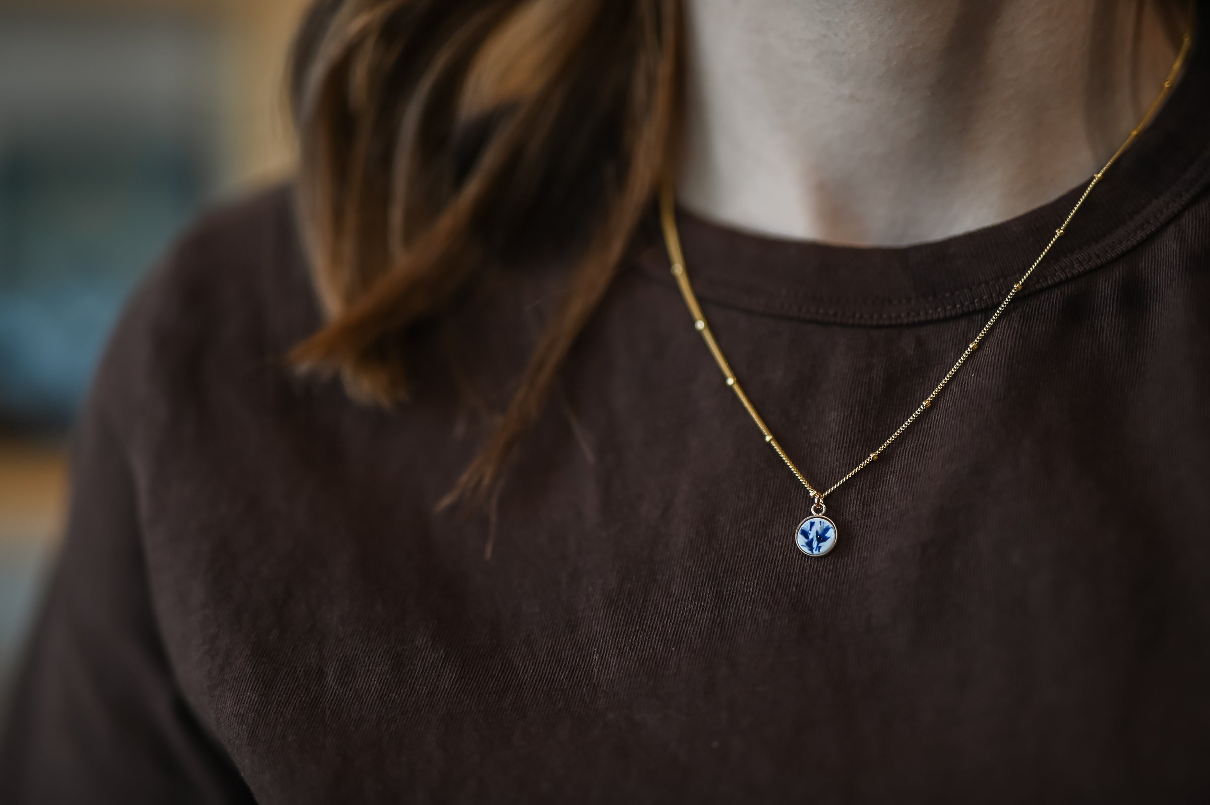 Pressed Floral Necklace
