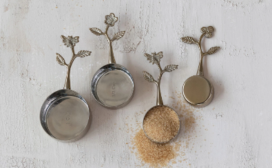 Leaf & Flower Measuring Cups, Set of 4