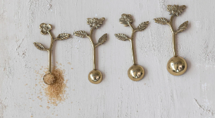 Leaf & Flower Measuring Spoons, Set of 4