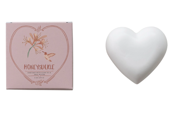 Honeysuckle Scented Olive Oil & Shea Butter Triple Milled Bar Soap