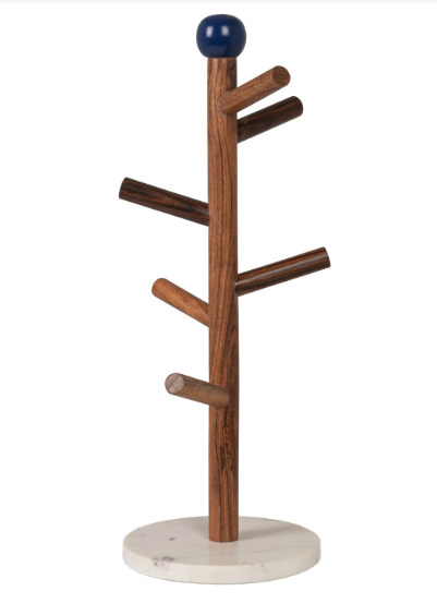 Mango Wood Mug Rack