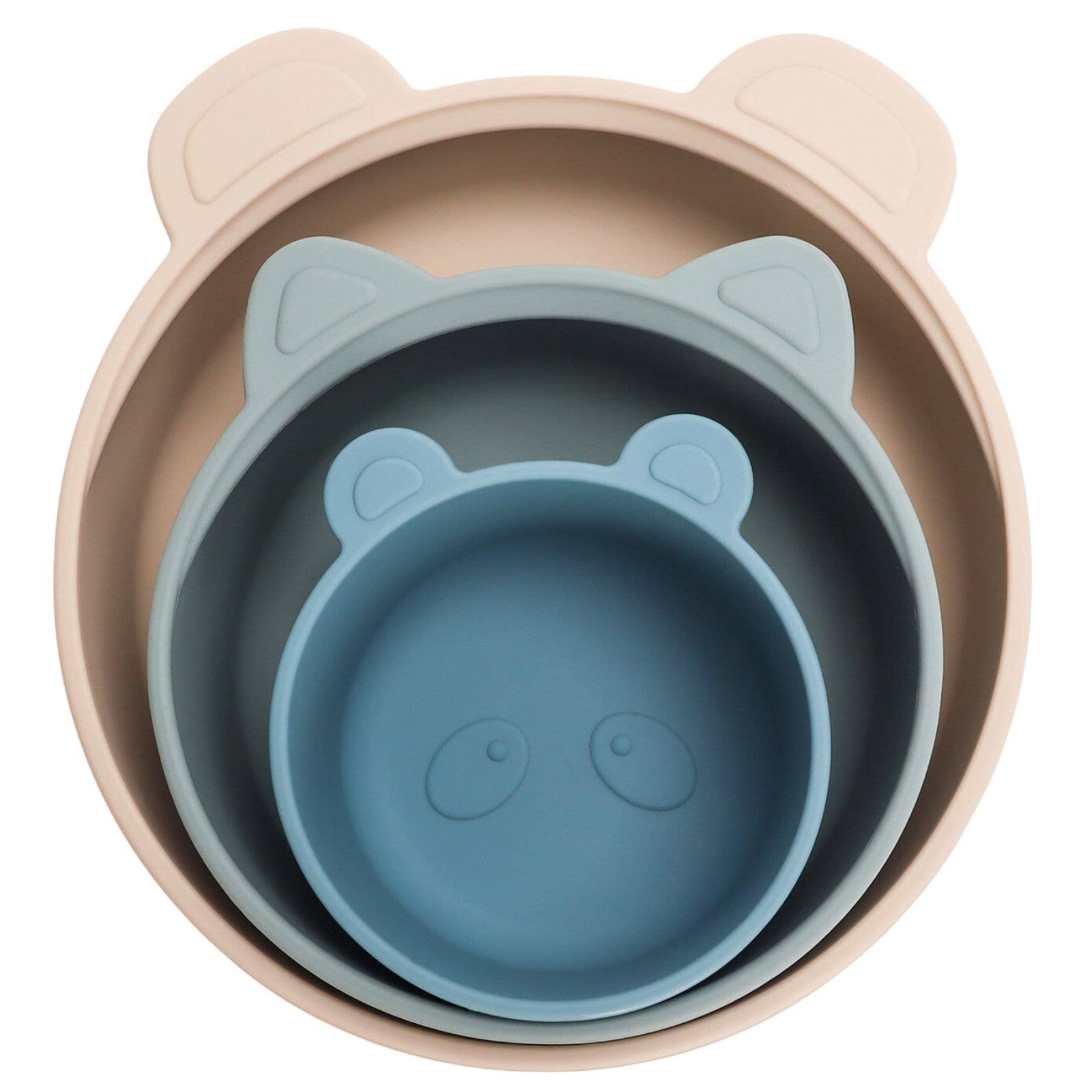(3pc) Stackable Snack Bowl Set ( Blue Horizon)