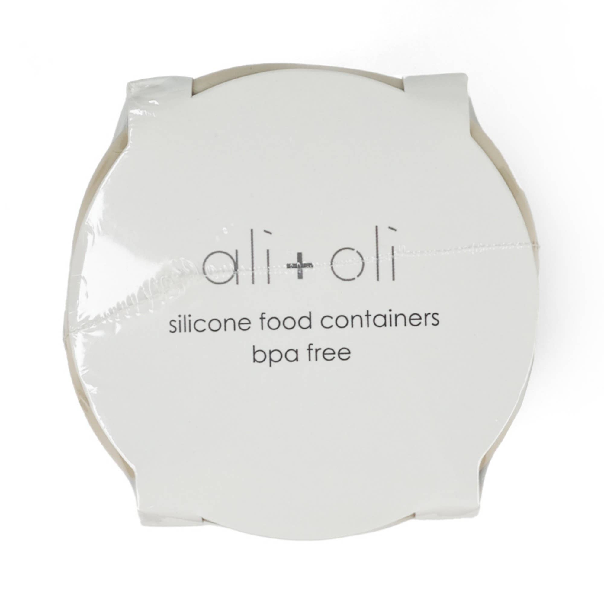 Silicone Food Containers (4oz) 2-pack (Sky-Khaki)