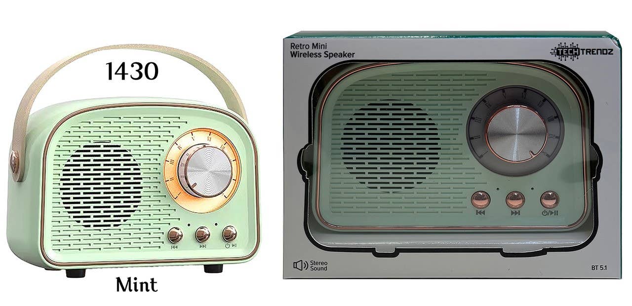 Retro Bluetooth Speaker: Ivory