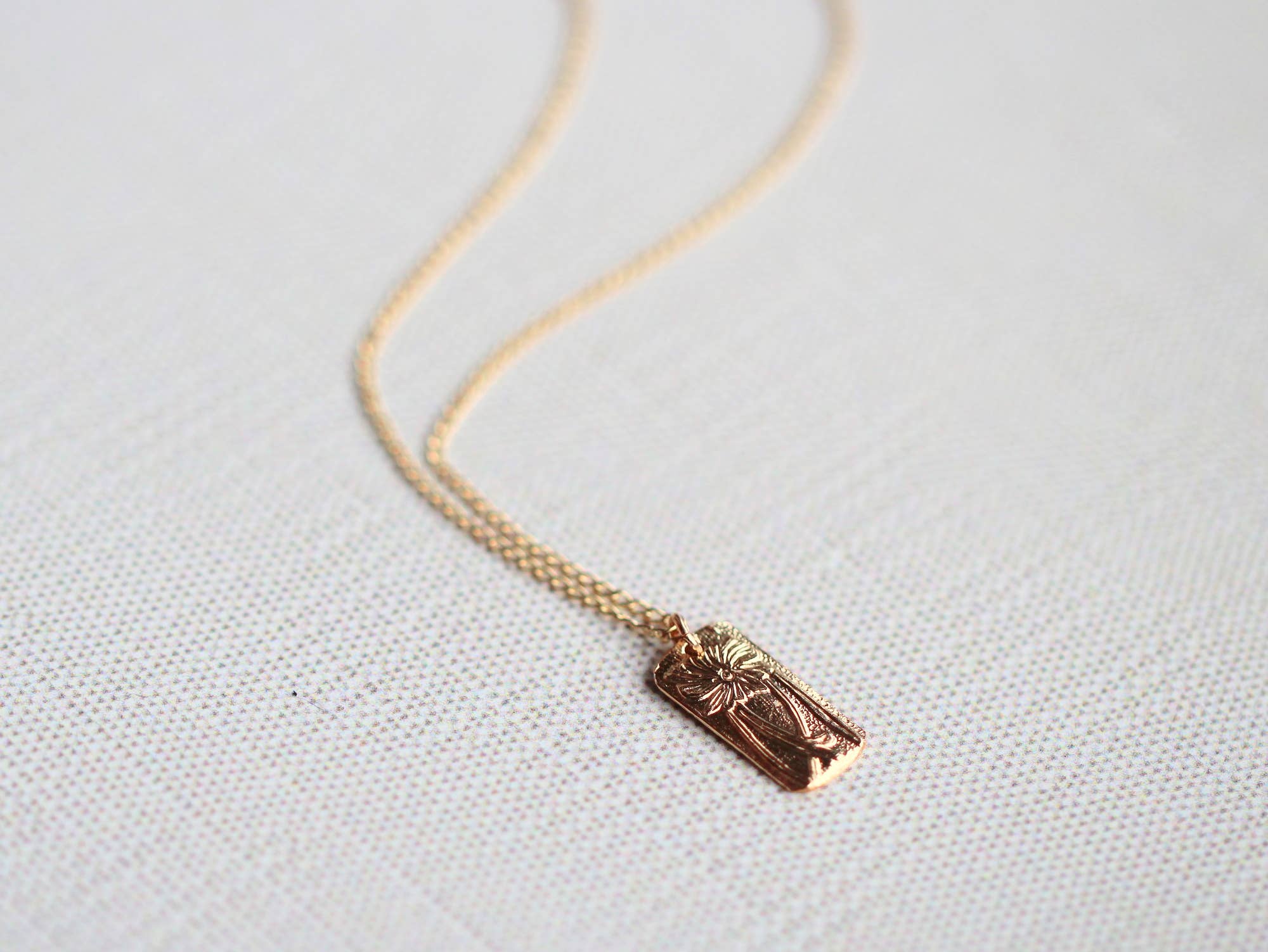 Saressa Designs - Poppy Necklace: 14k Gold Fill 18 inches