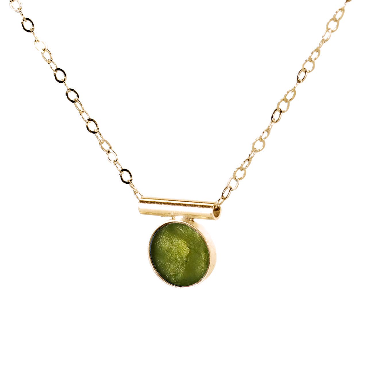 sable jewelry - Peridot Chiefe Necklace: Sterling Silver