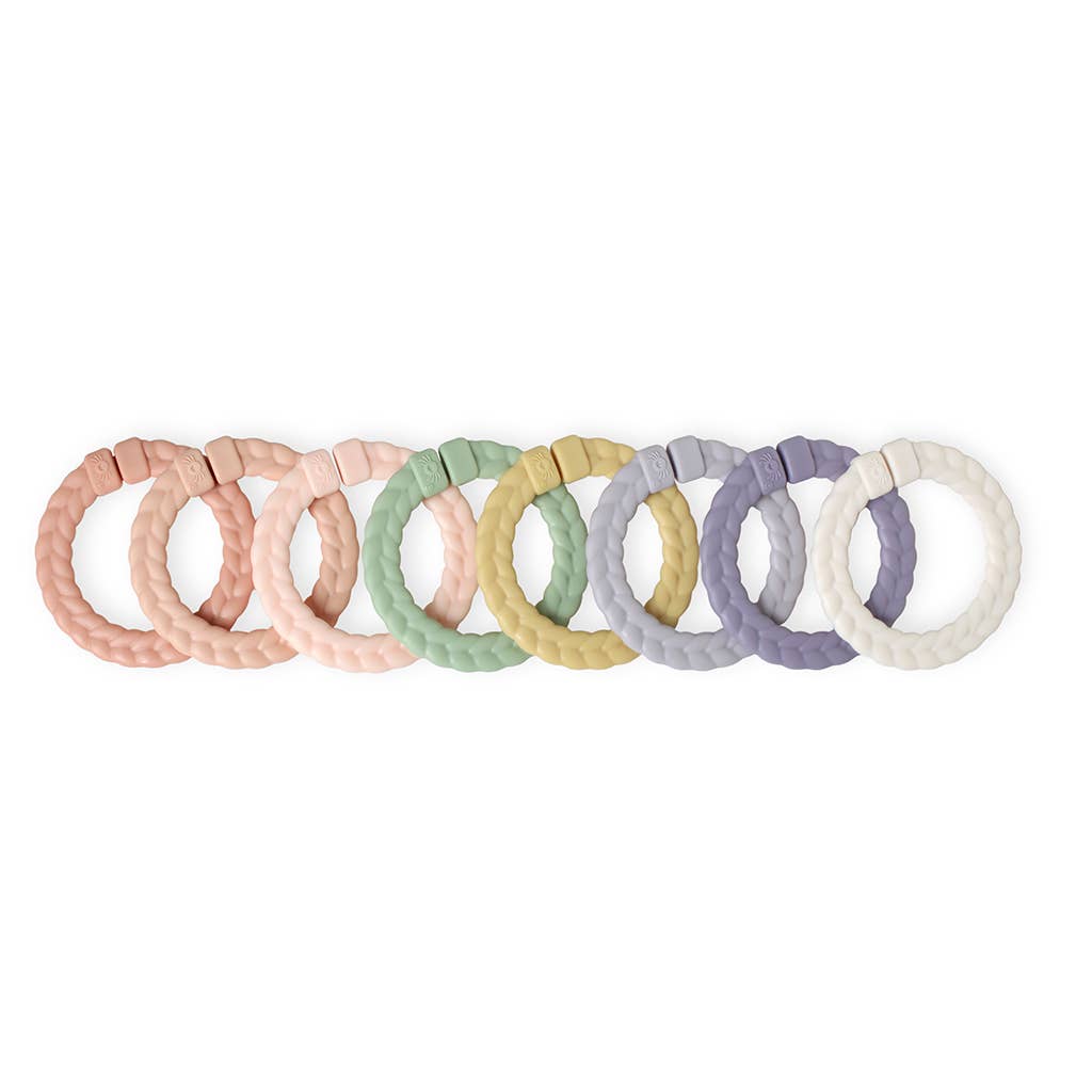 Bespoke Itzy Rings Linking Ring Set: Rainbow