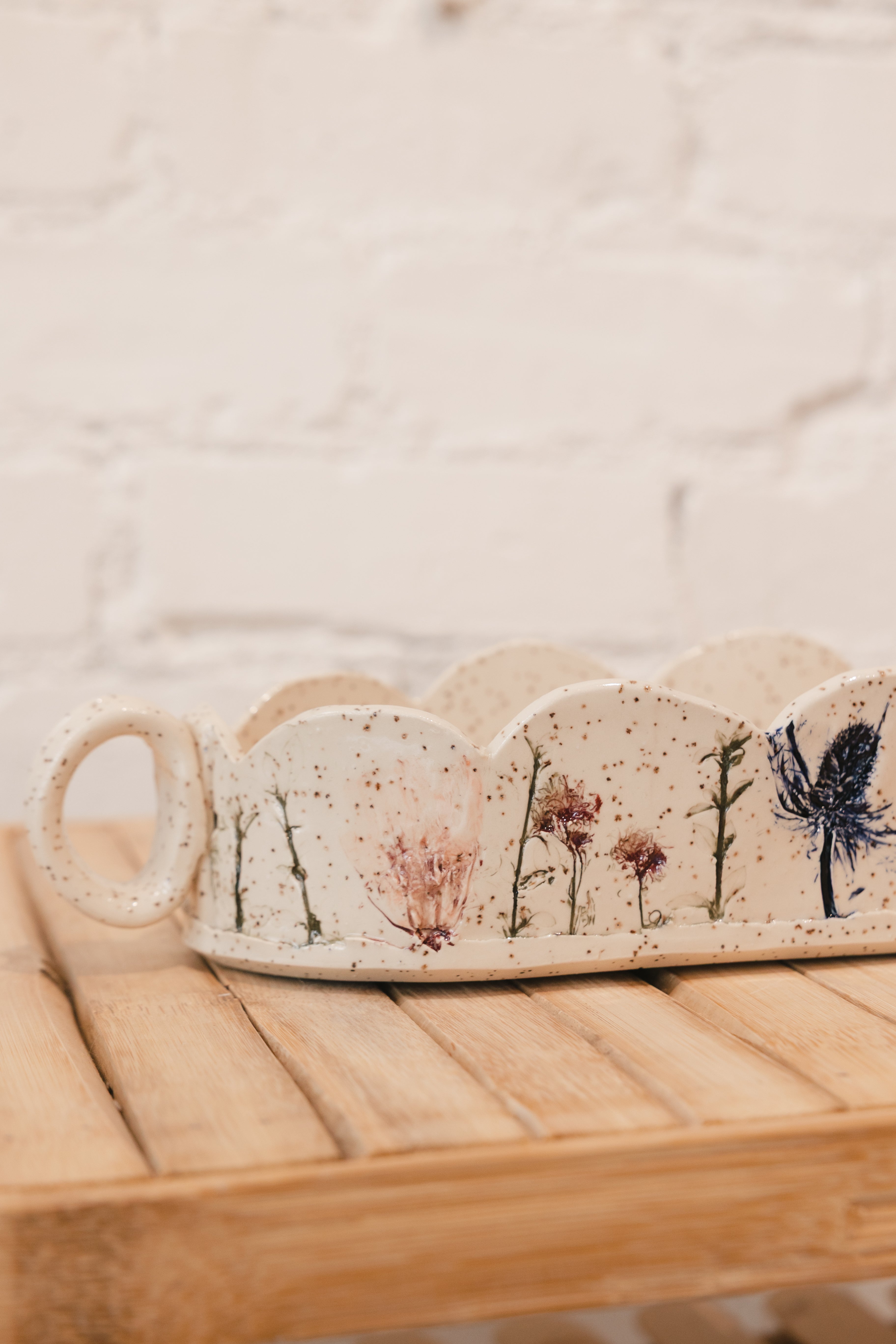 Pressed Floral Serving Dish || June 20th