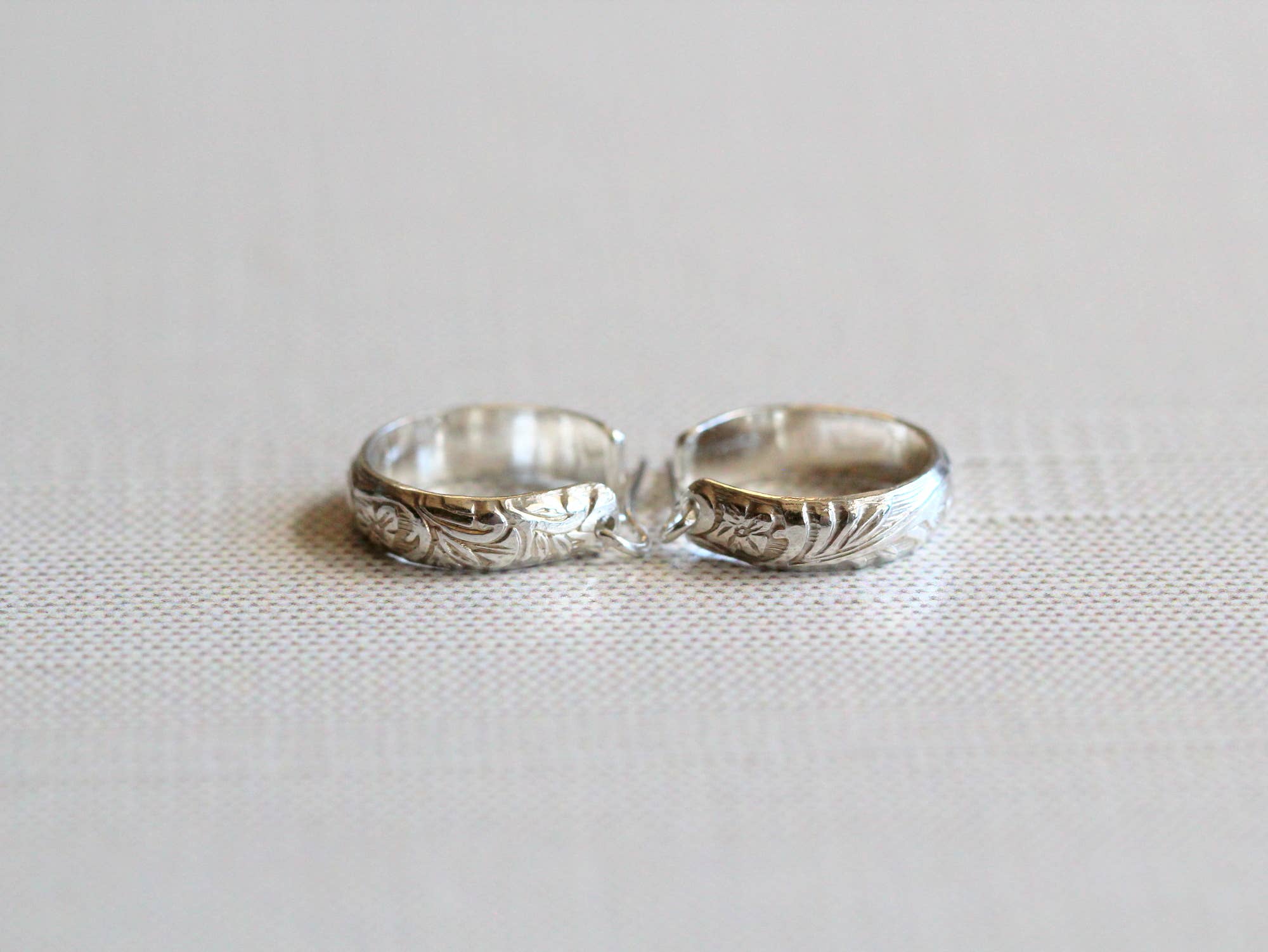 Blossom Hoops : 14k Gold Fill