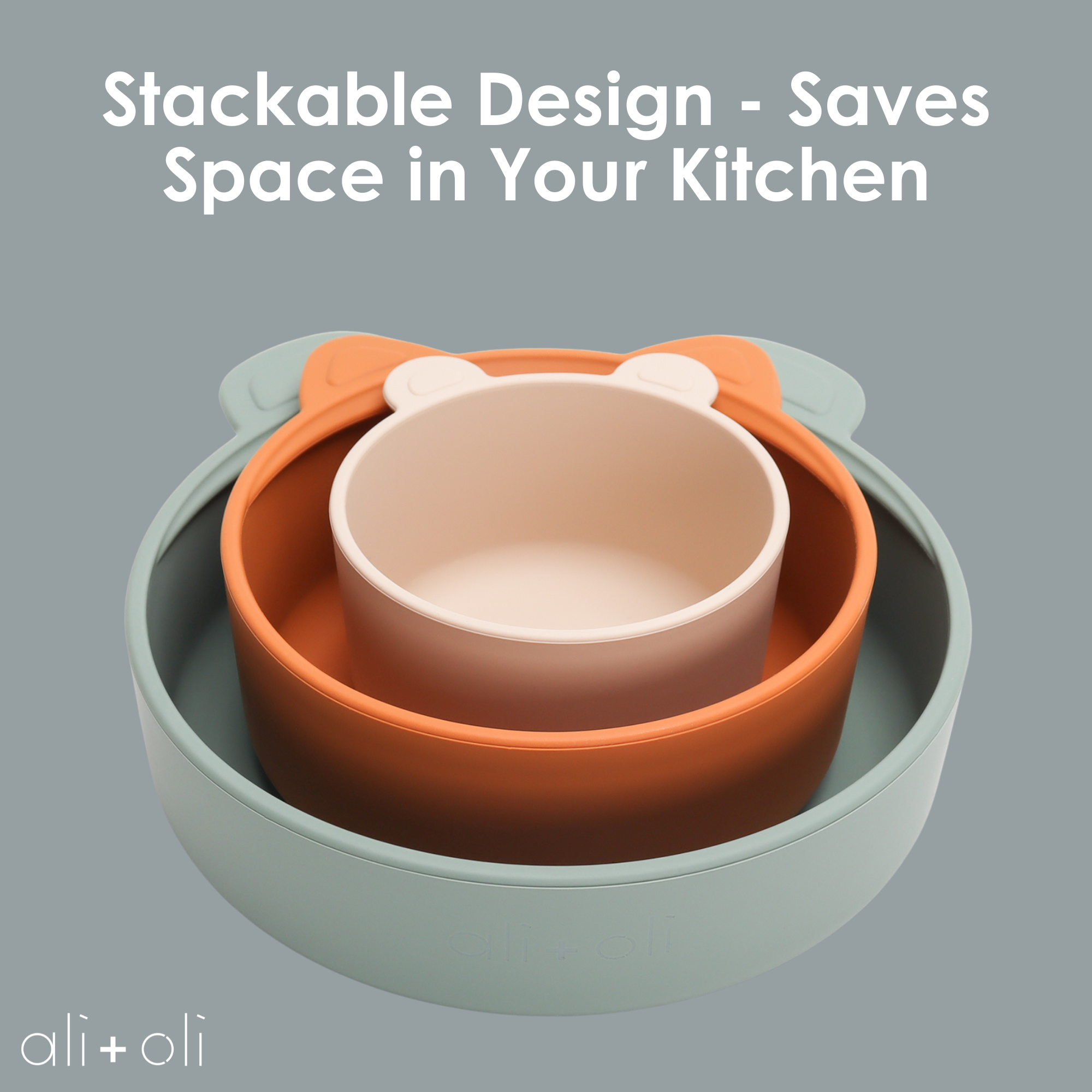(3pc) Stackable Snack Bowl Set (Citrus Splash)