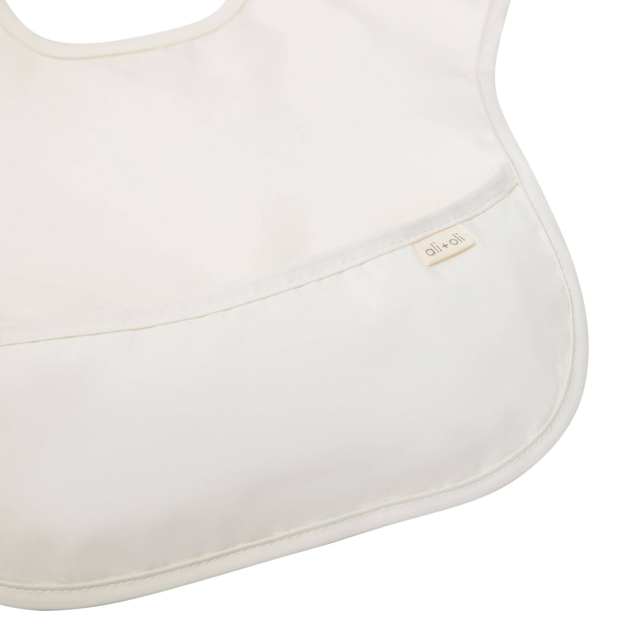 Sleeveless (3-pc) Smock Bib Set for Baby & Toddler (Neutral)