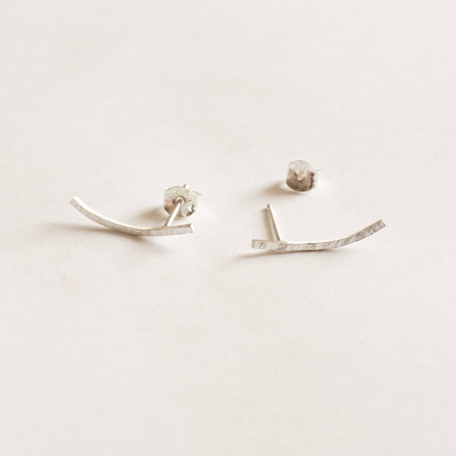 Hammered Ear Climber | Gold Fill